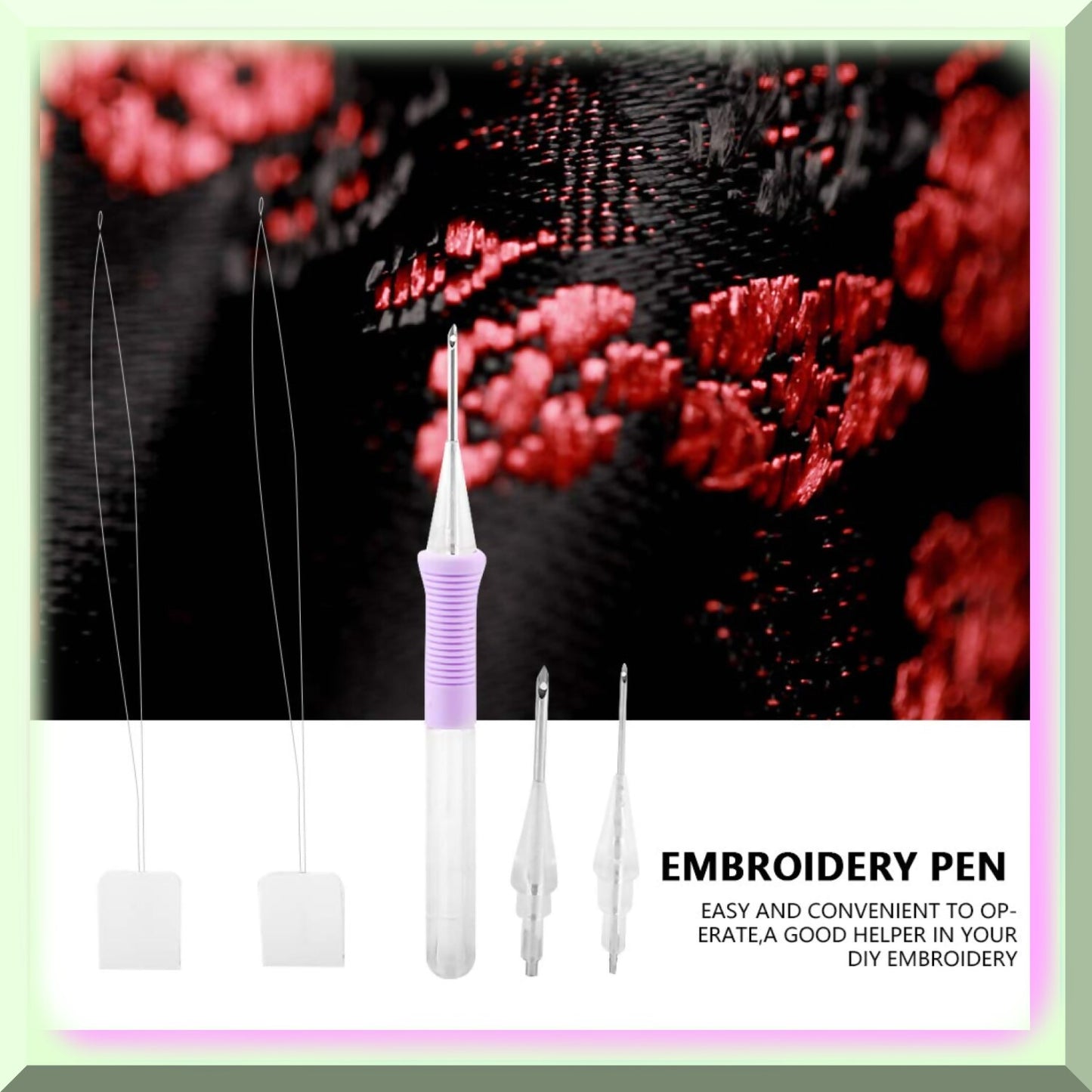 DIY Embroidery Pen Kit for Creative Sewing and Painting