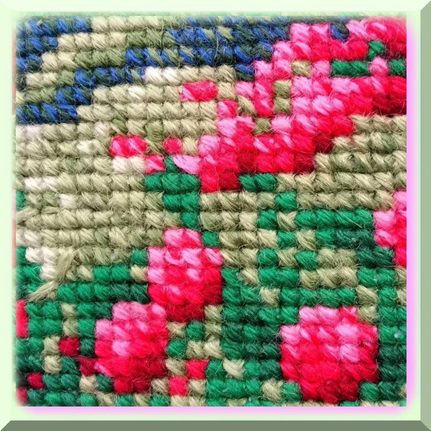 Cross Stitch Kit with Vibrant Threads and Quality Fabric