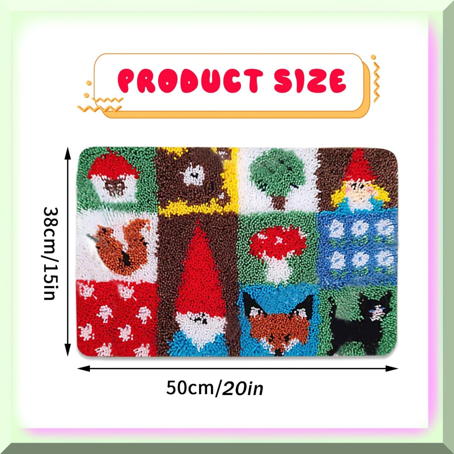 DIY Animal-Inspired Latch Hook Rug Kits for Beginners