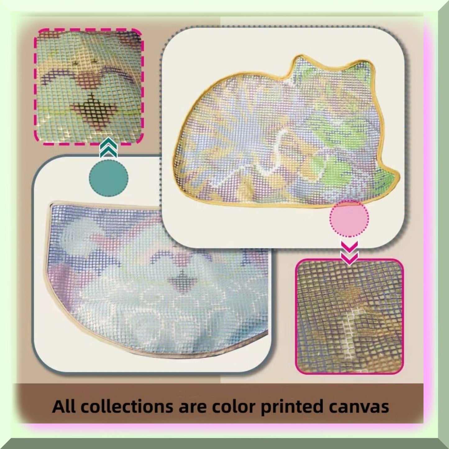 DIY Latch Hook Rug Kit for Beginners - Embroidery and Tapestry