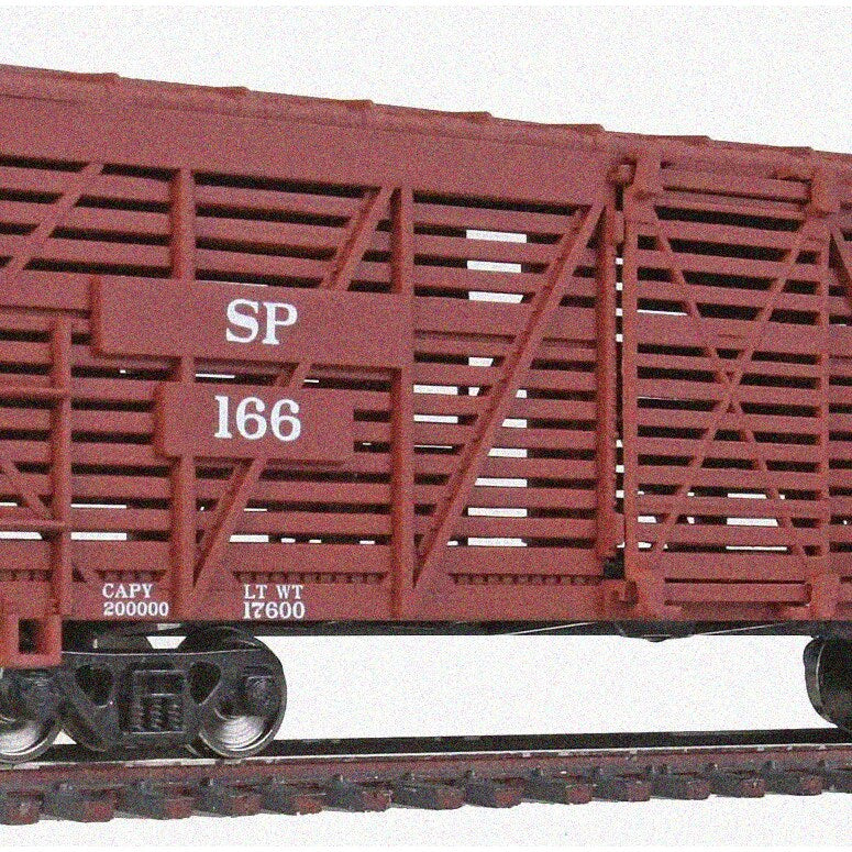 HO Scale Southern Pacific Stock Car 40' Red