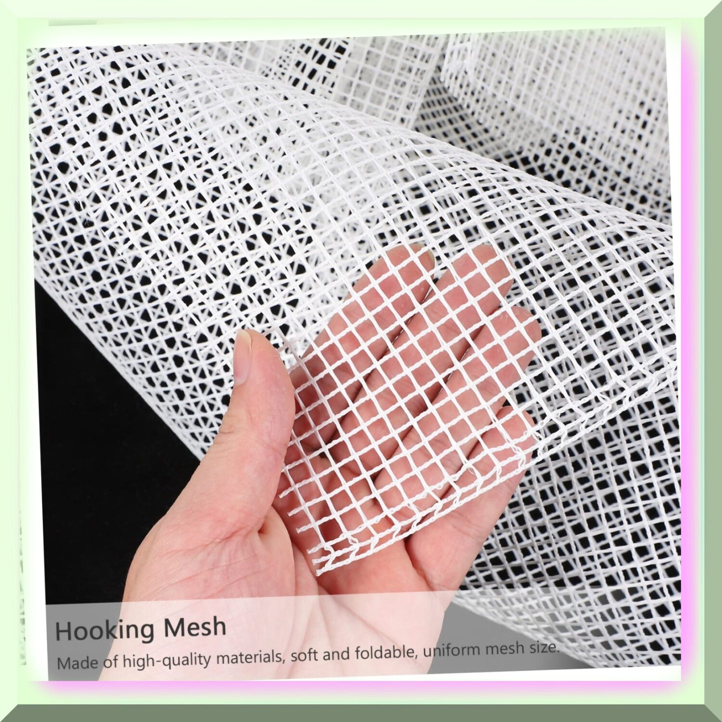 DIY Tapestry and Rug Weaving Mesh Canvas for Crafts