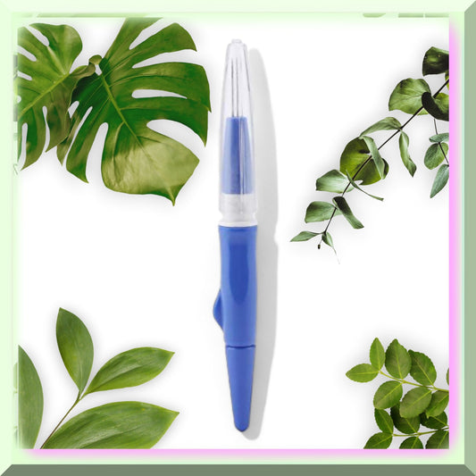 Blue Punch Needle Felting Pen for DIY Embroidery and Crafting