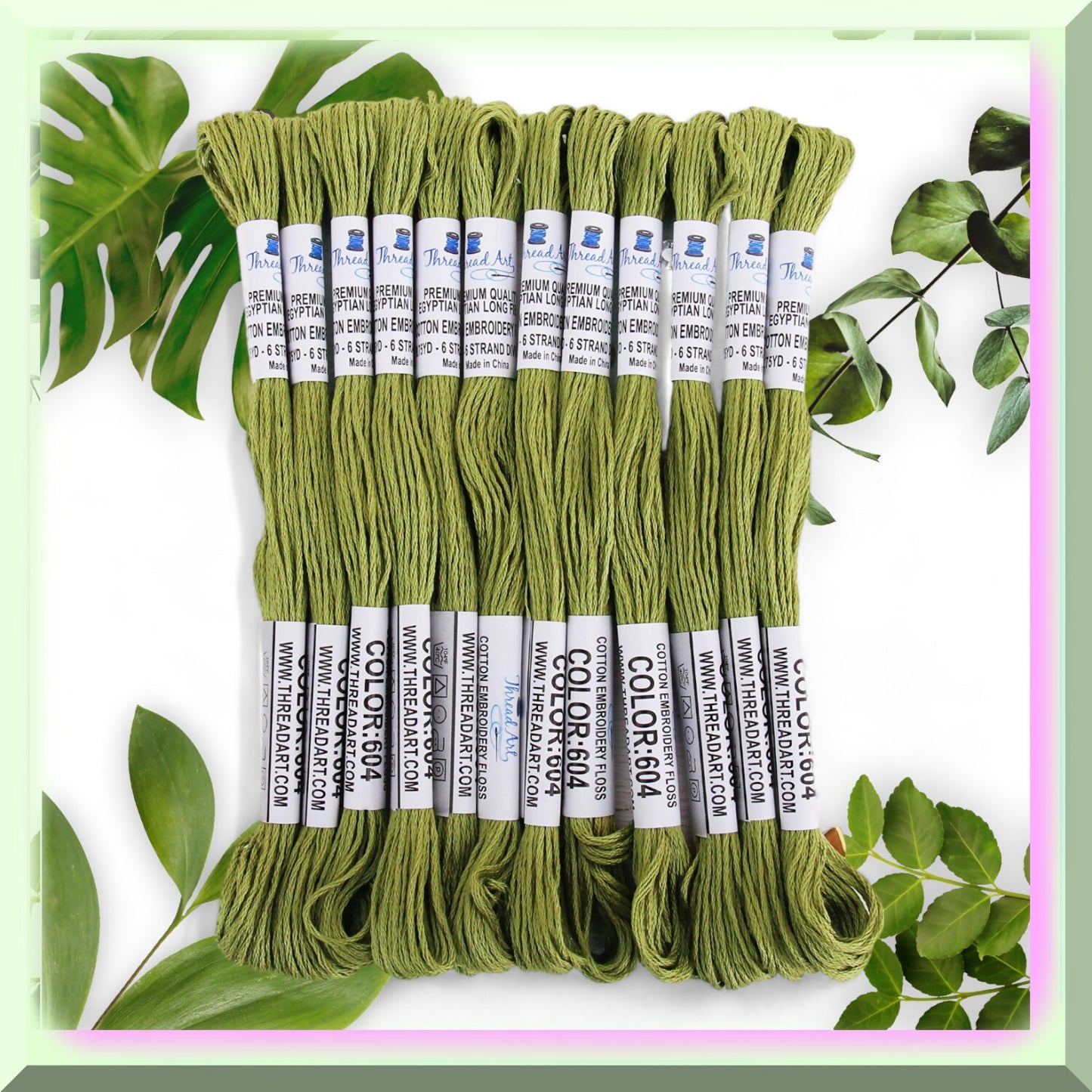 Vibrant Egyptian Cotton Embroidery Floss for Hand Stitching