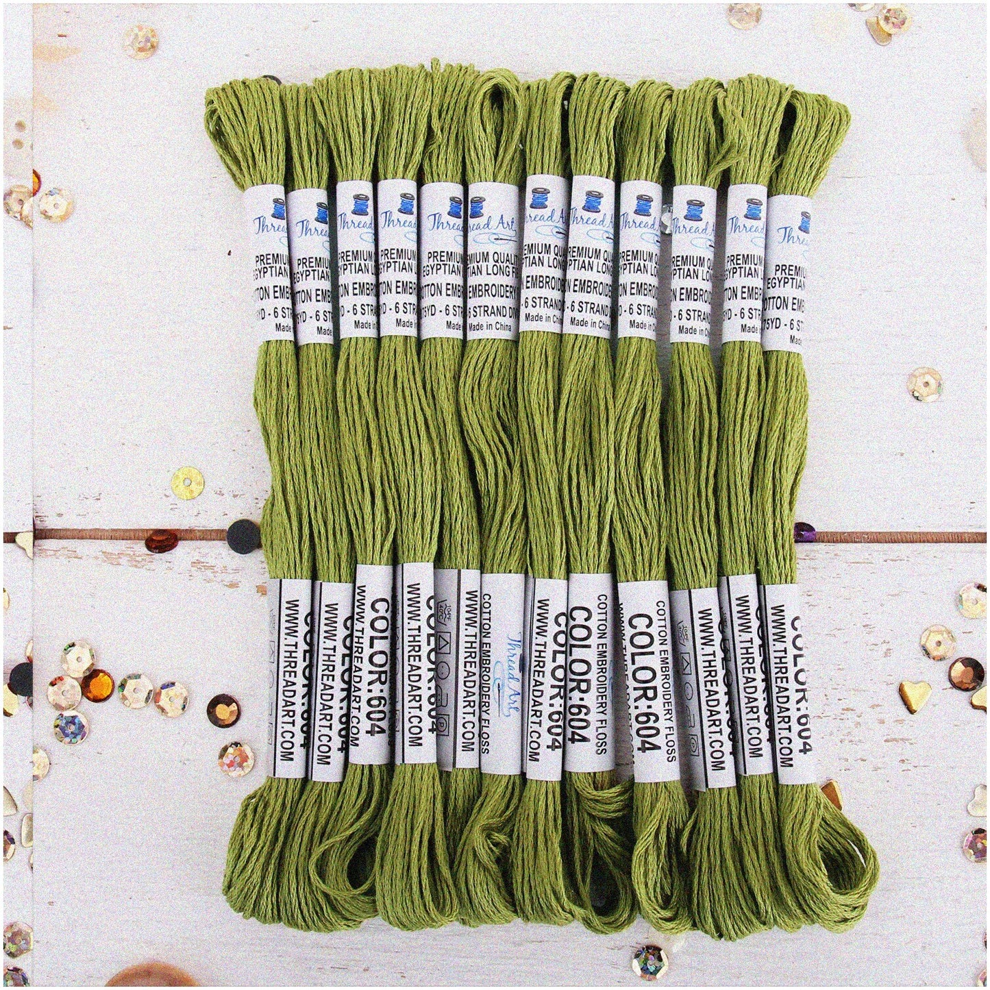 Vibrant Egyptian Cotton Embroidery Floss for Hand Stitching