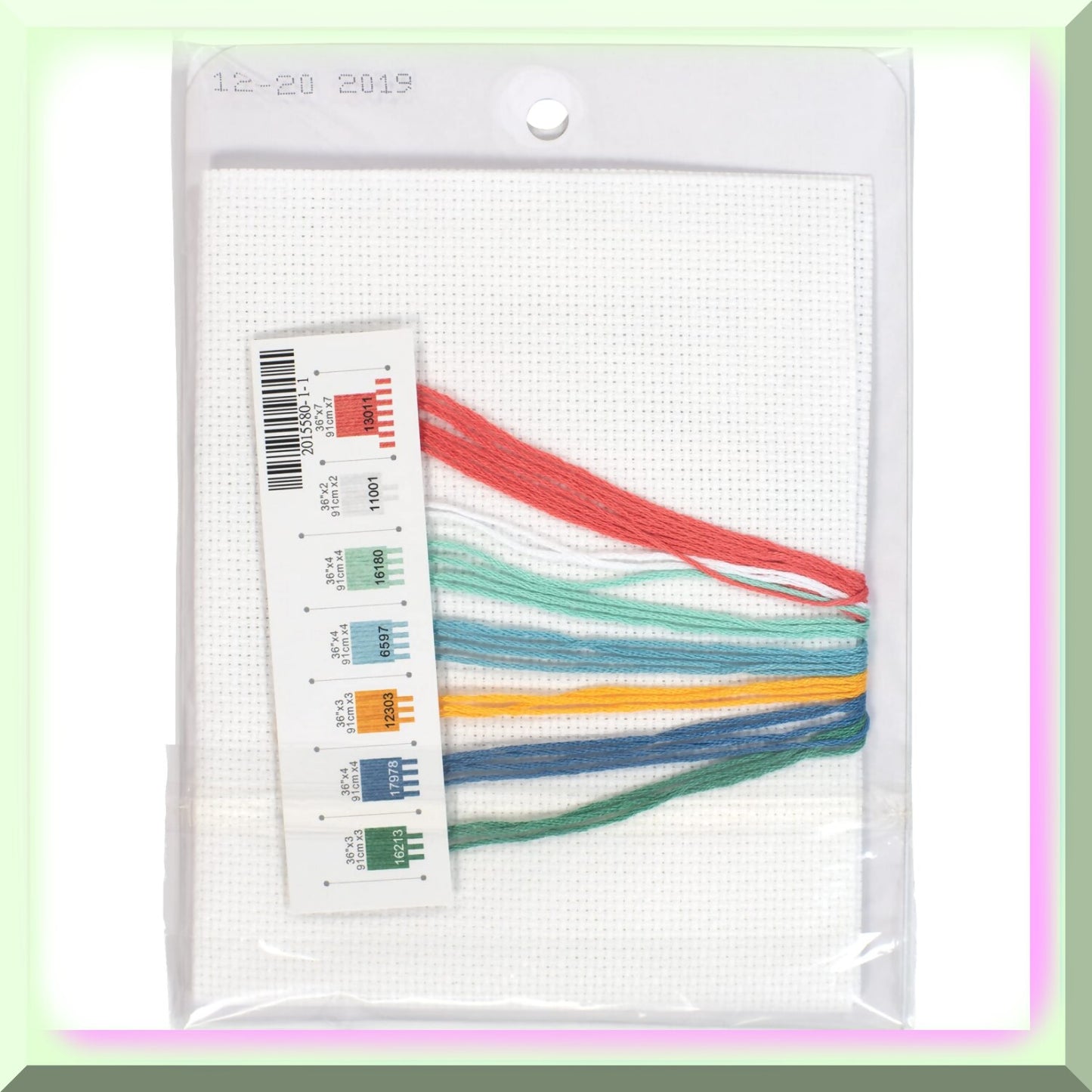 Kindness Cross Stitch Kit with 14 Count White Aida