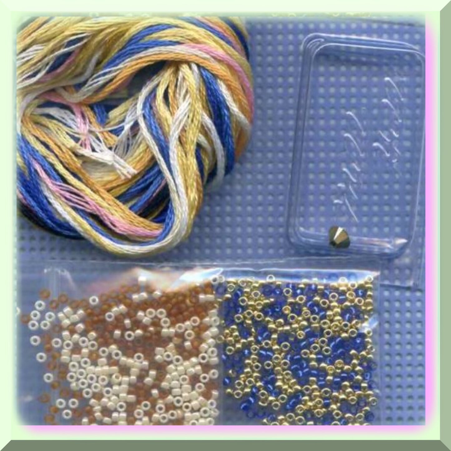 Beaded Cross Stitch Kit for Cat Lovers