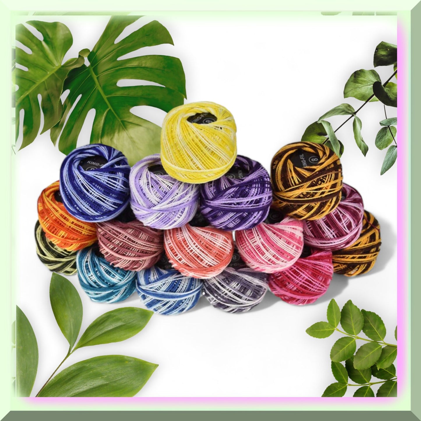 Vibrant Rainbow Embroidery Thread Set for Crafts