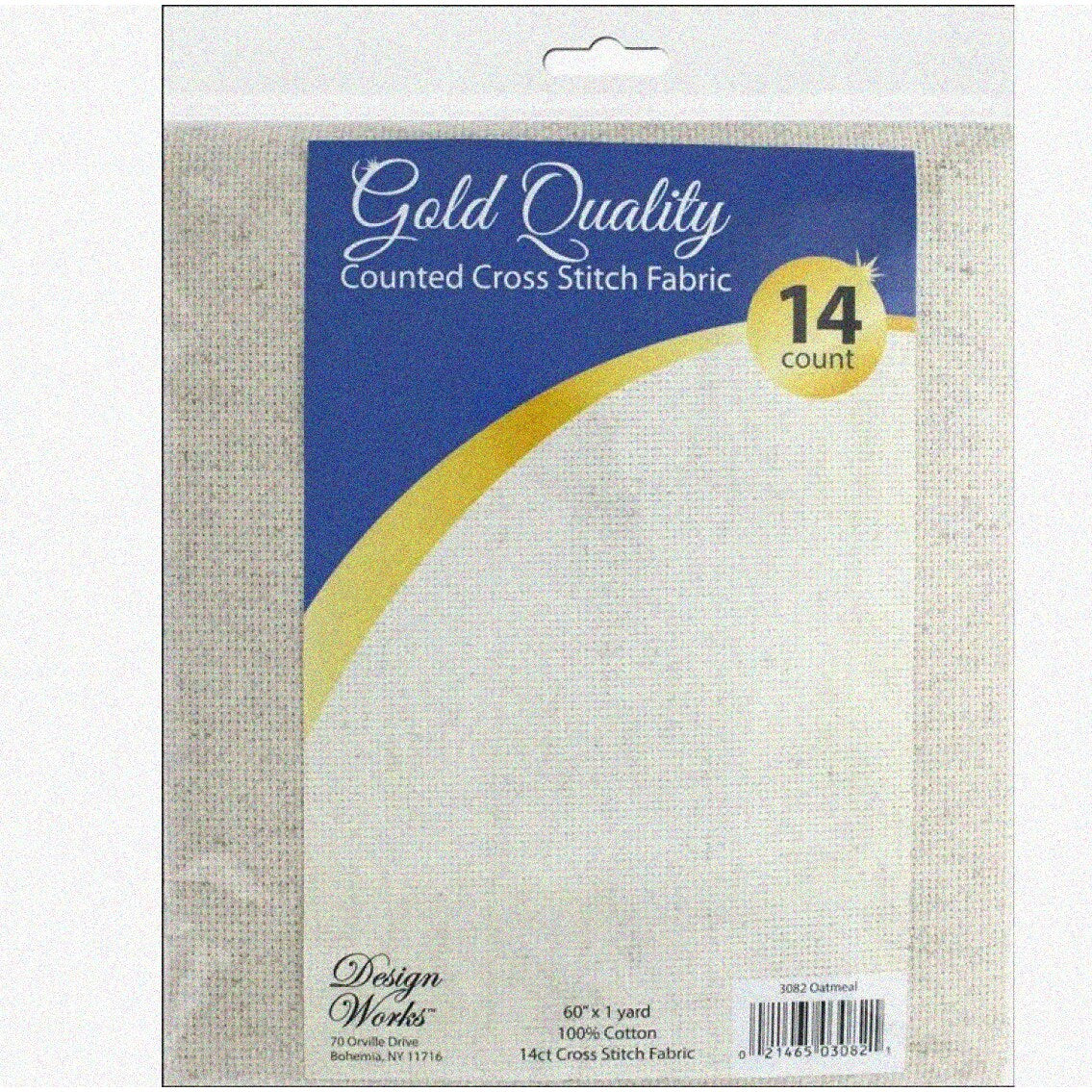 Premium Oatmeal Cross Stitch Fabric for Needlework