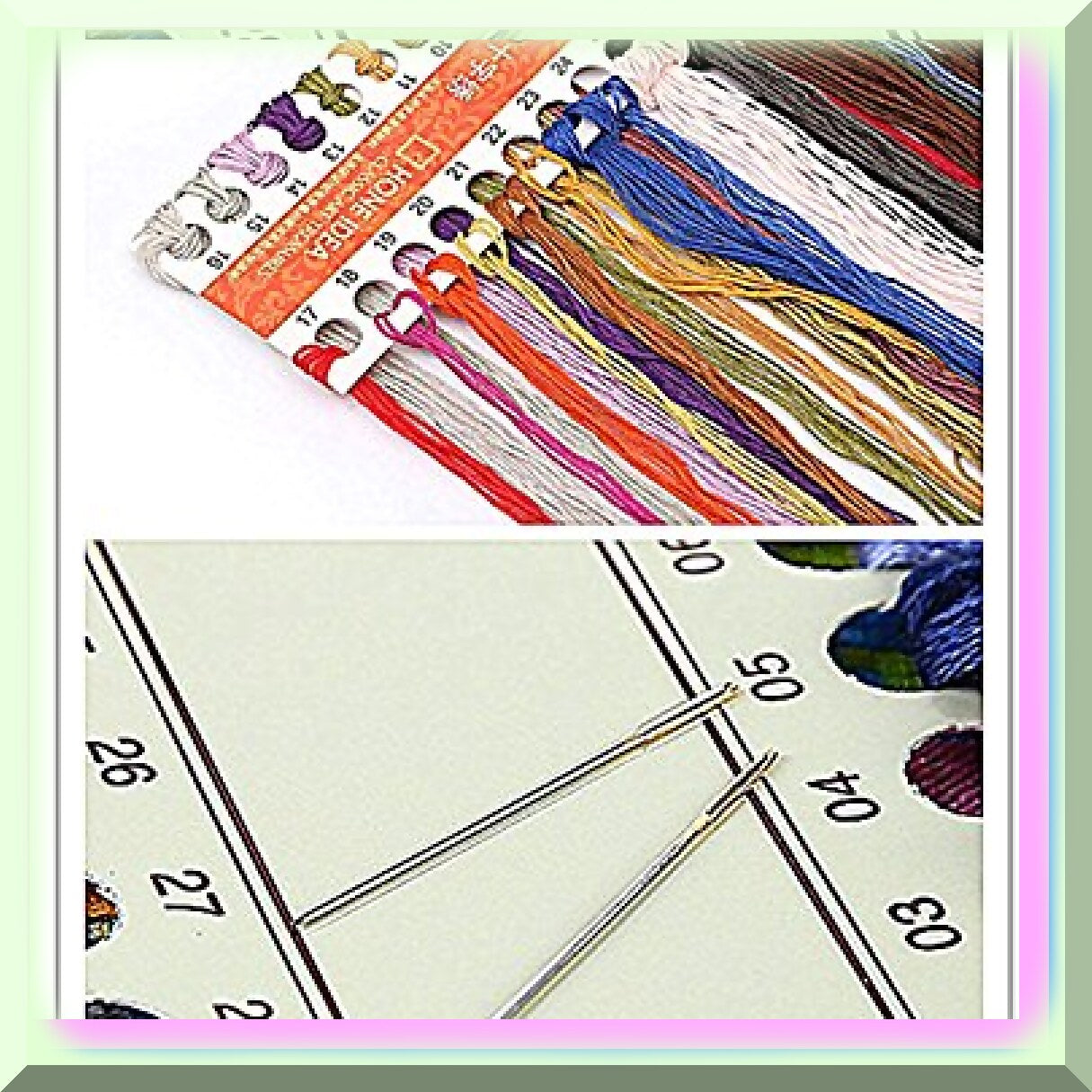 DIY Needlecraft Kit for Embroidery and Cross Stitch