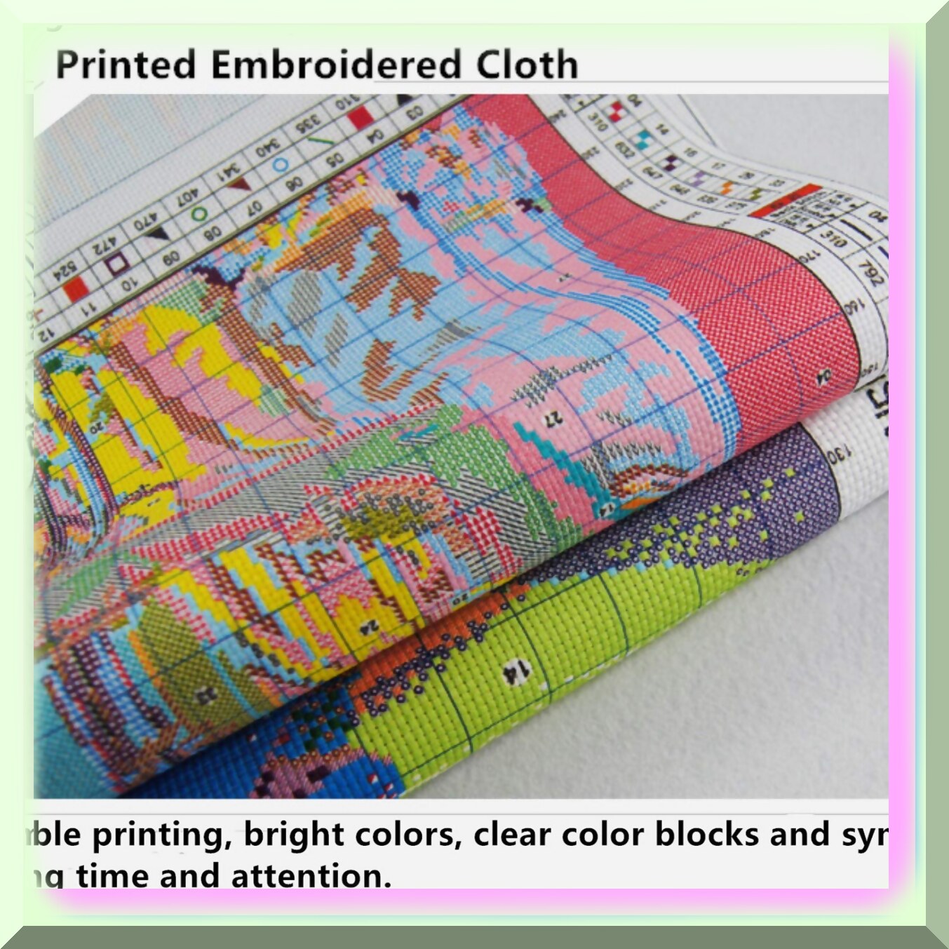 DIY Needlecraft Kit for Embroidery and Cross Stitch