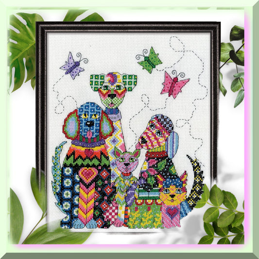 Dog Cross Stitch Kit
