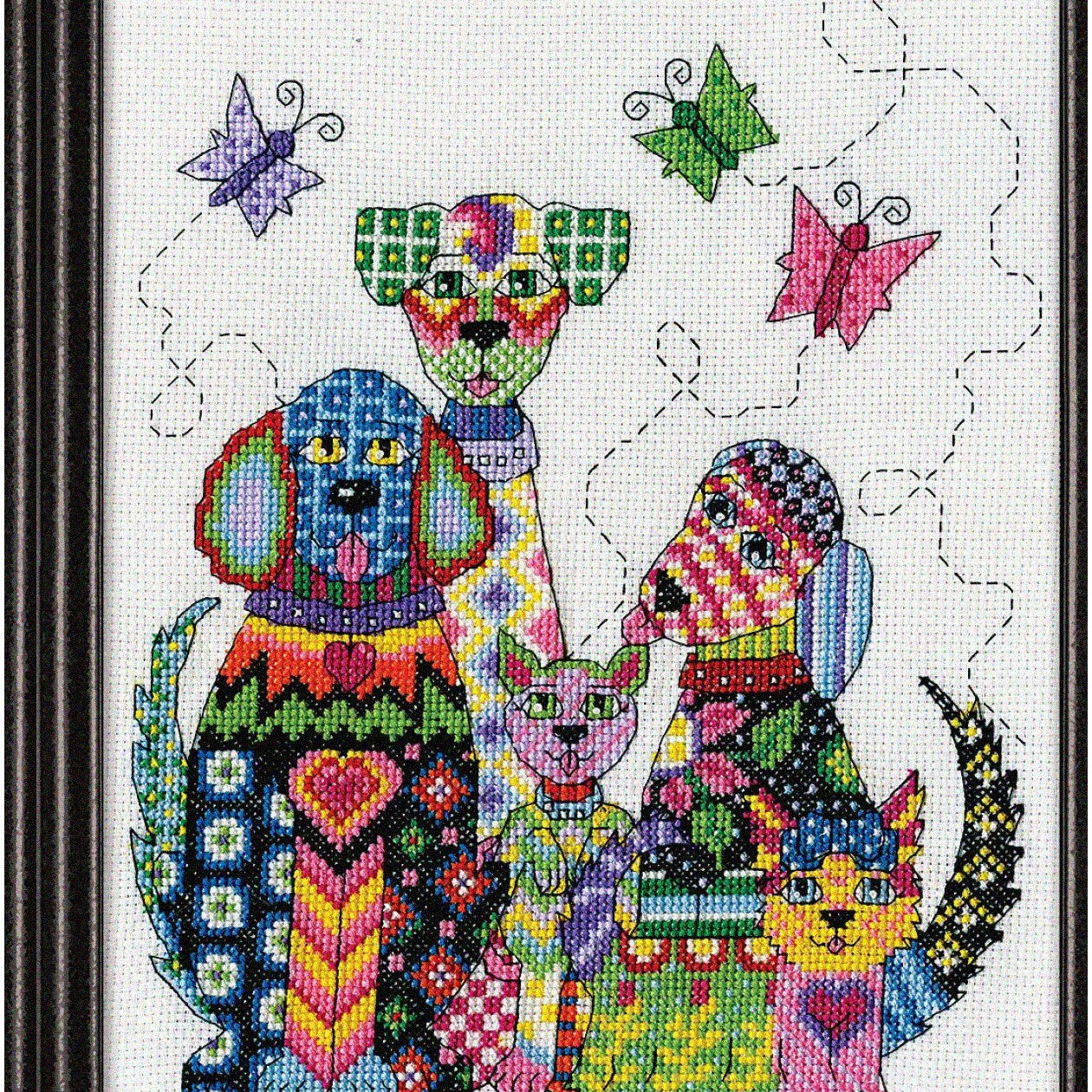 Dog Cross Stitch Kit for Creating Adorable Designs