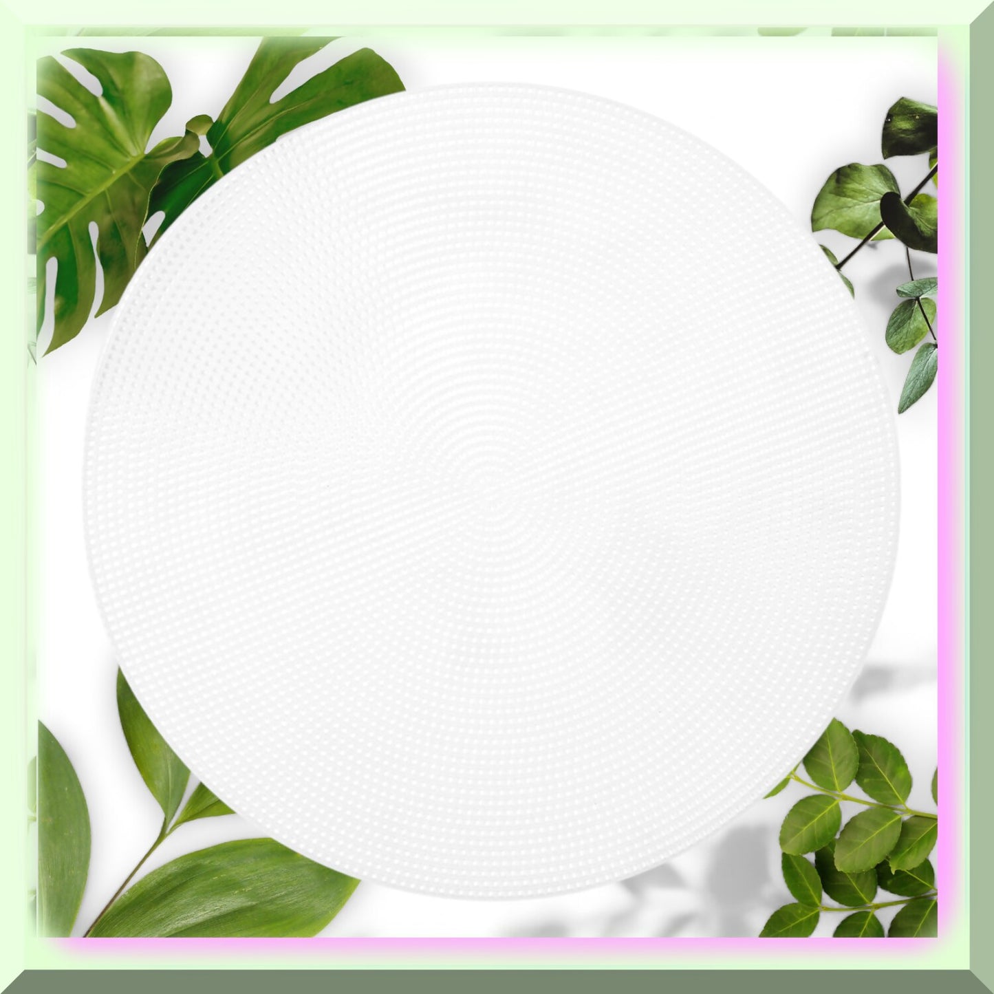 12-Inch Plastic Stitching Canvas for DIY Arts and Crafts