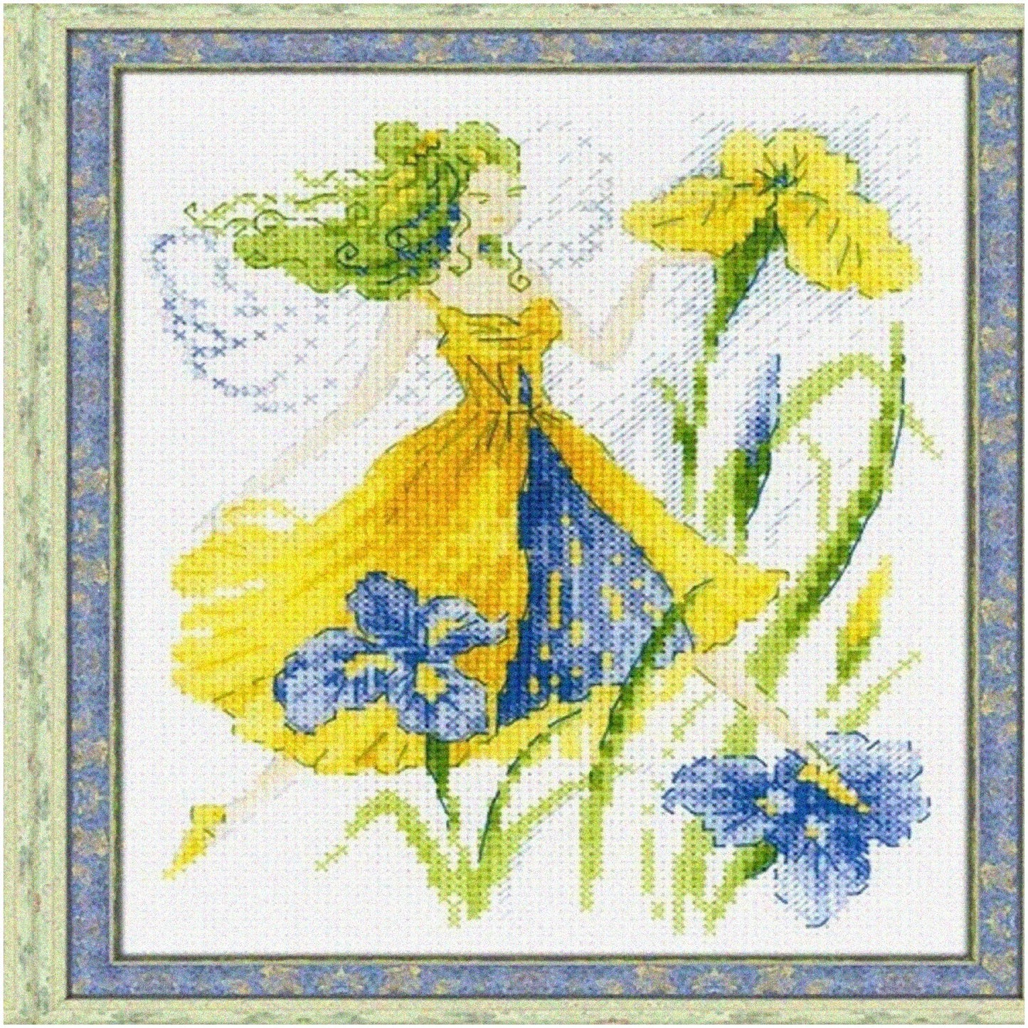 Fairy Cross Stitch Kit 6x8 Inches for Arts and Crafts