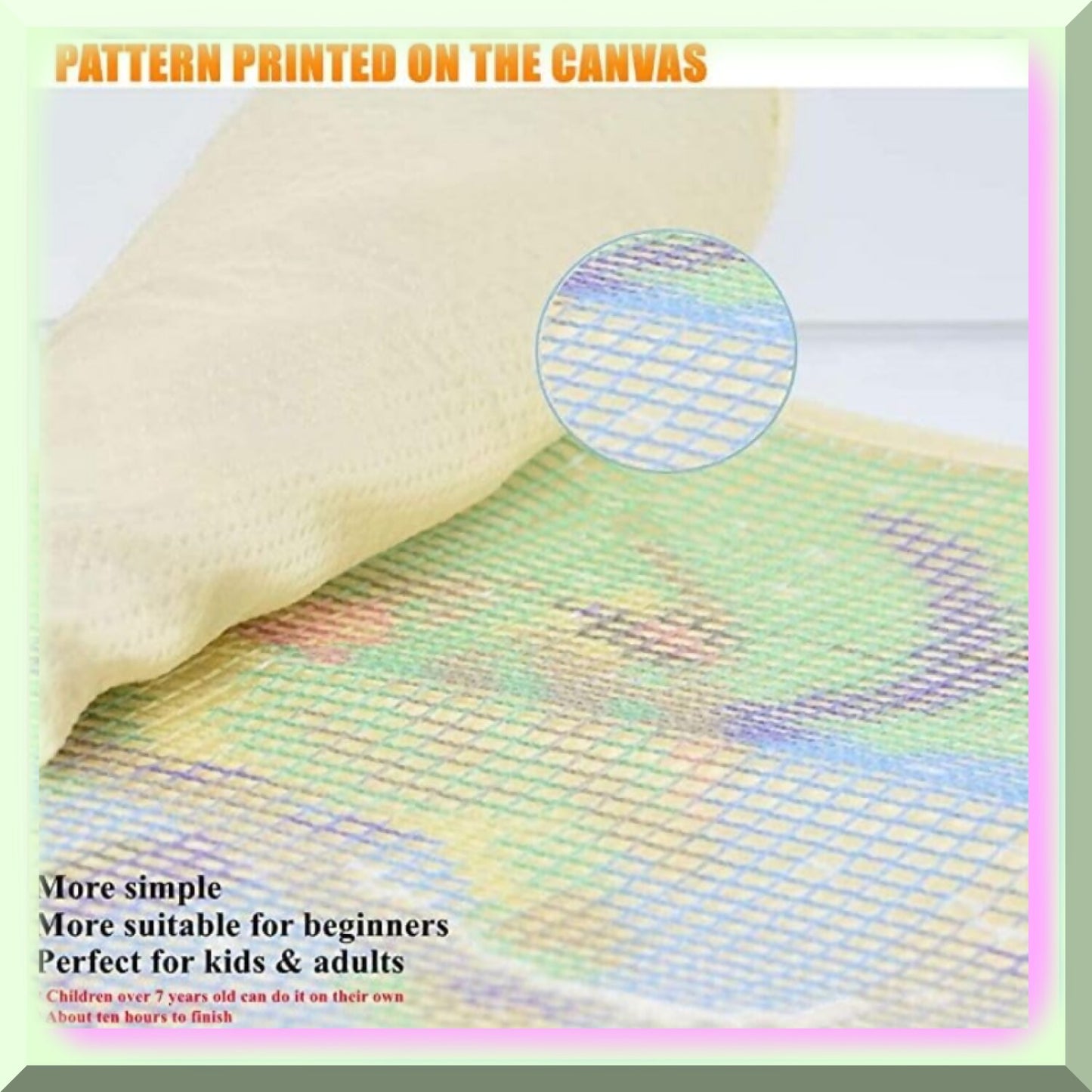 DIY Latch Hook Pillow Kit for Crafting Enthusiasts