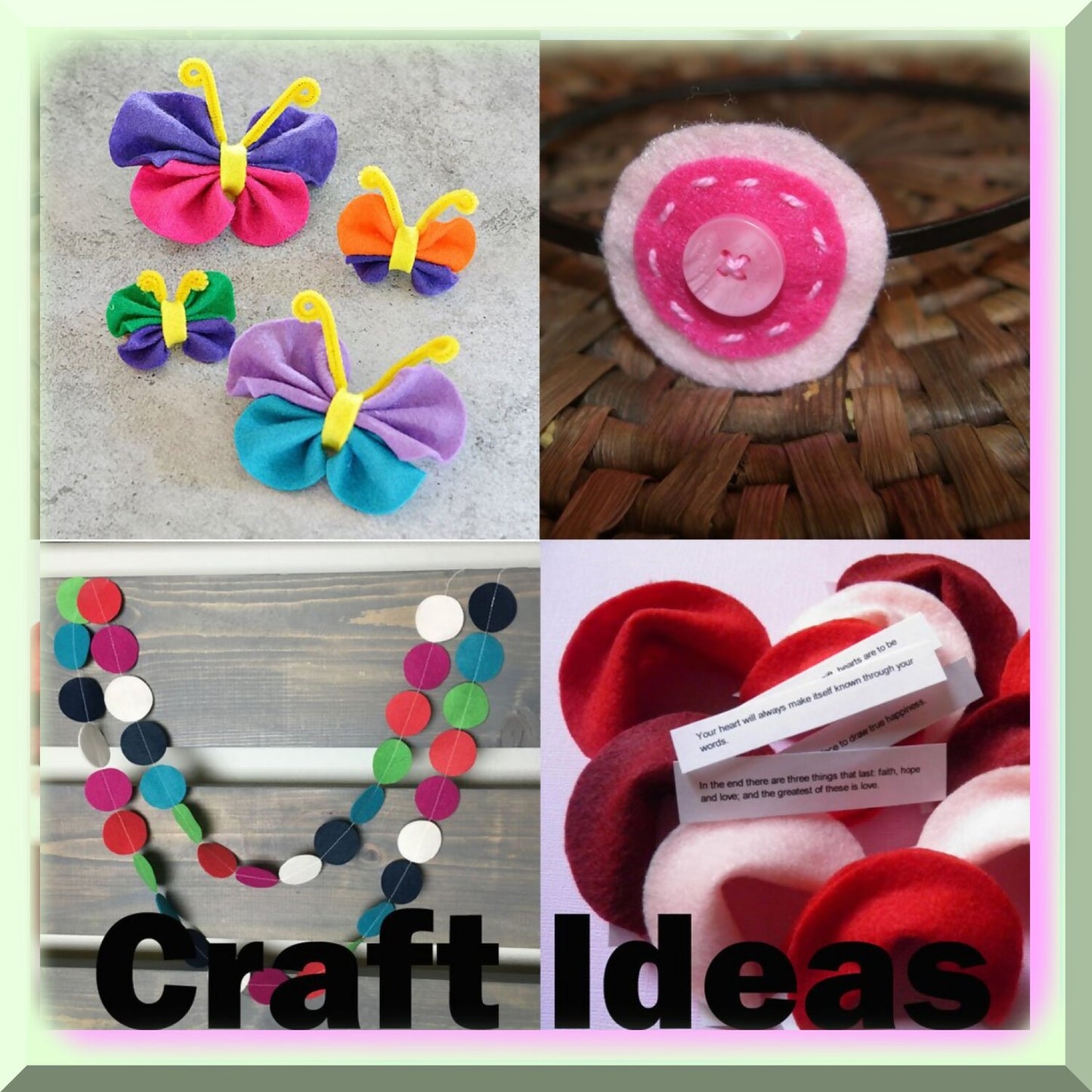 2 Inch Felt Circles for Crafts and DIY Projects