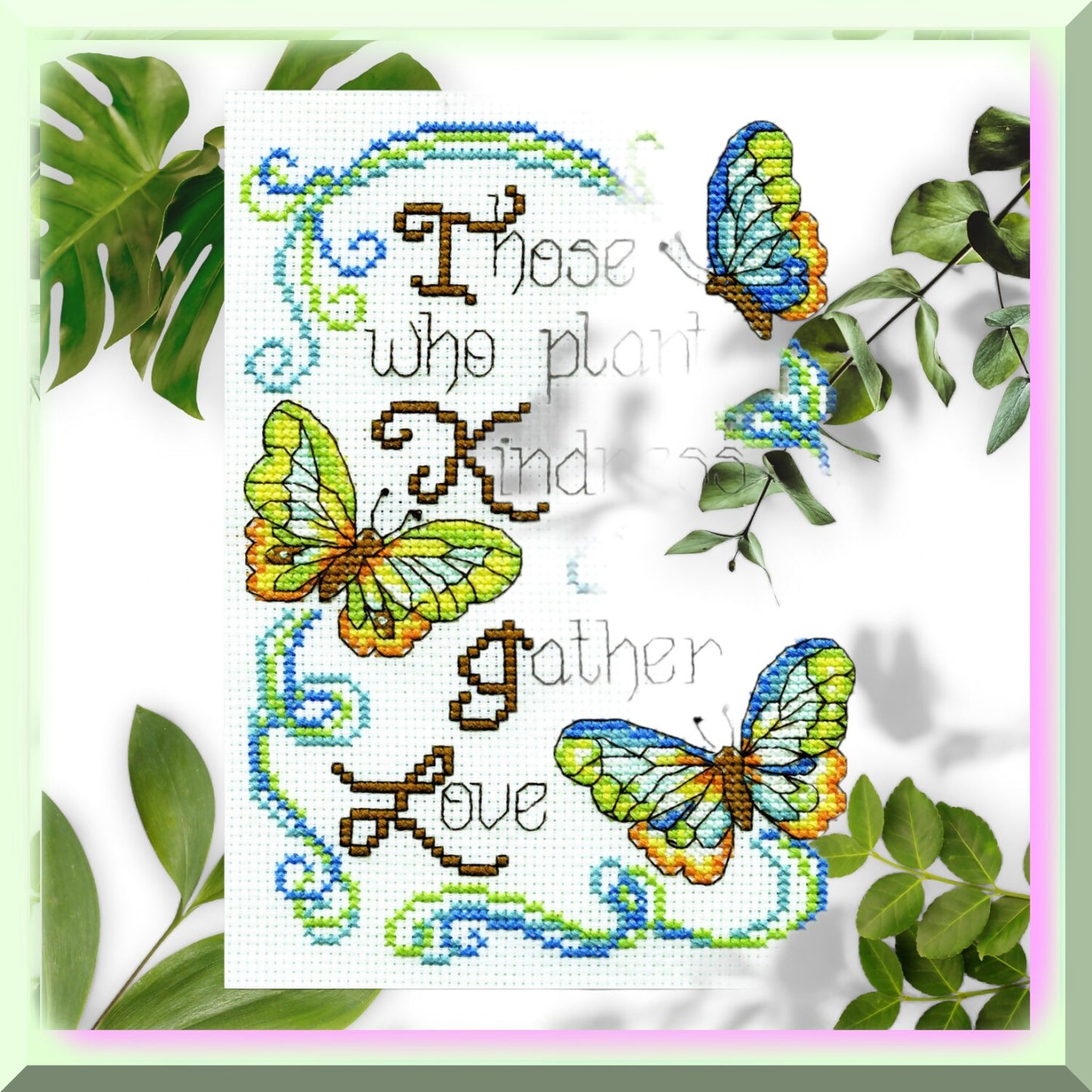 Multicolor Cross Stitch Kit for Creative Embroidery