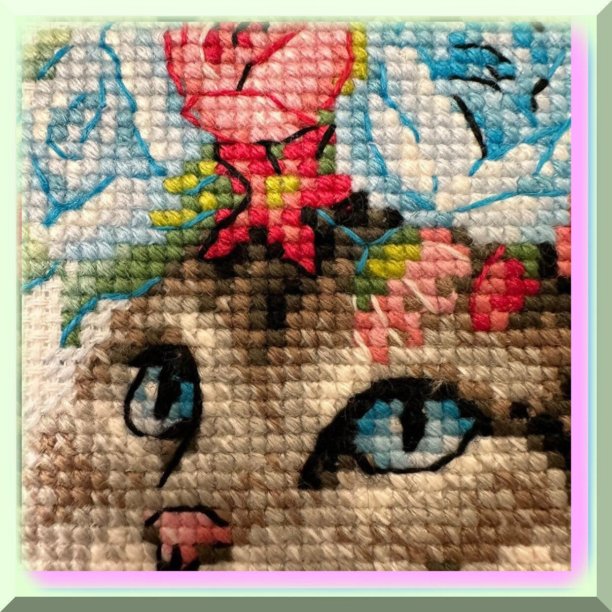 High-Quality 14ct Aida Fabric for Cross Stitch Projects