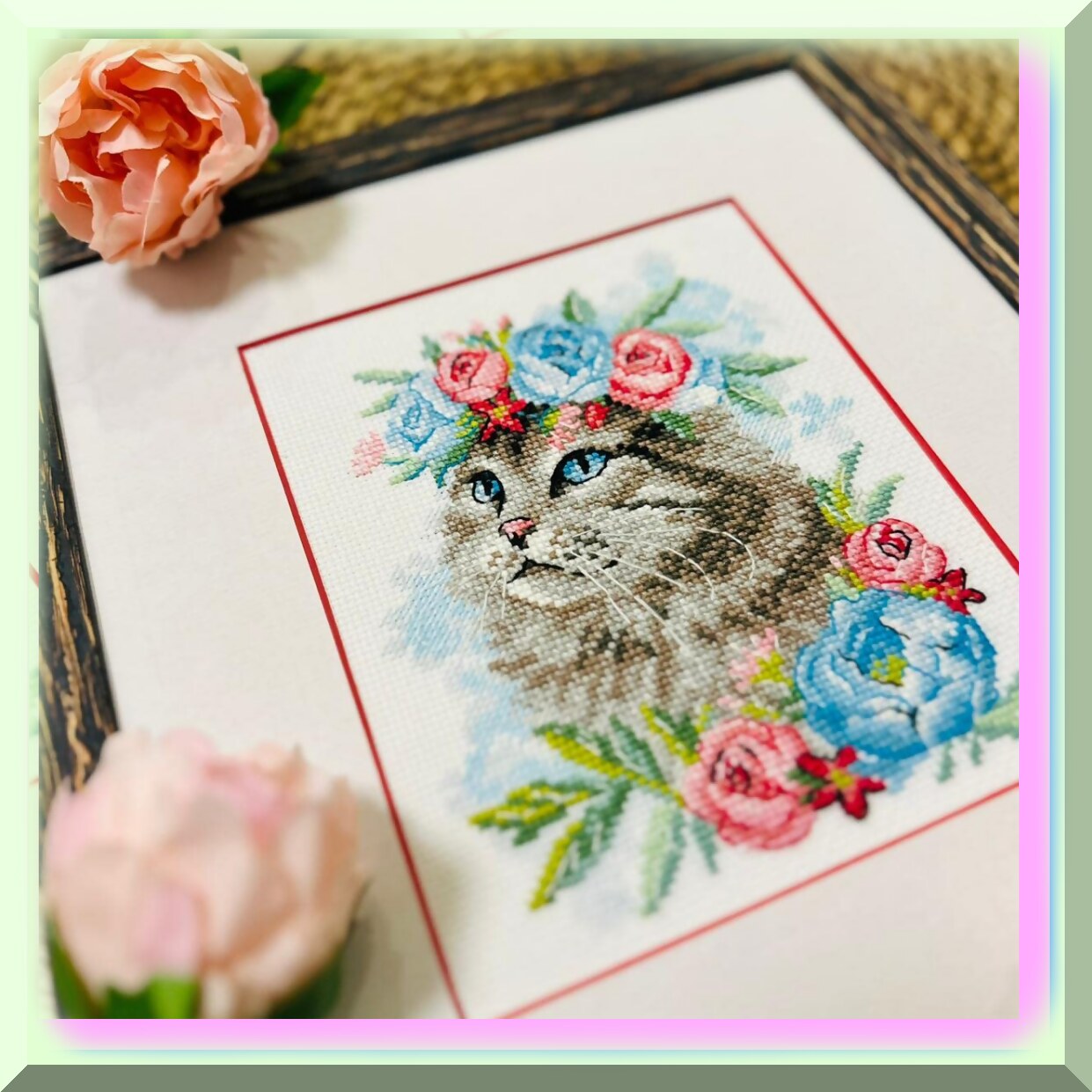 High-Quality 14ct Aida Fabric for Cross Stitch Projects