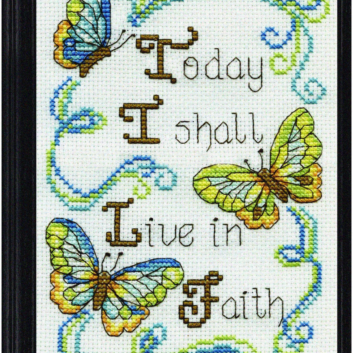 Multicolor 5x7 Counted Cross Stitch Kit for Beginners