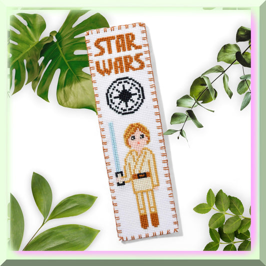 Star Wars Luke Skywalker Cross Stitch Bookmark Kit