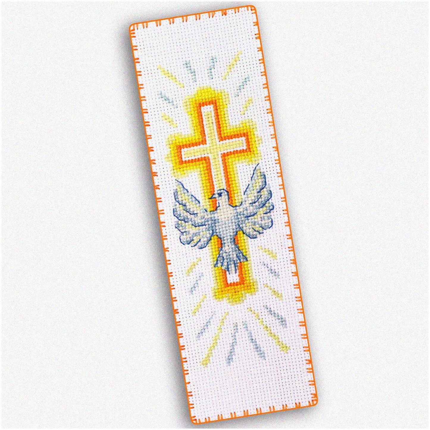 Holy Spirit Embroidery Kit for Christian Bookmarks and Gifts