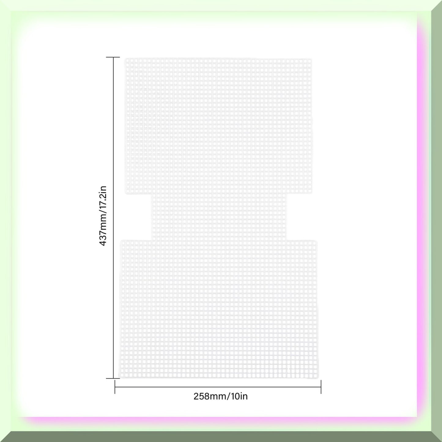 Plastic Canvas Sheets for Bag Making and Craft Projects