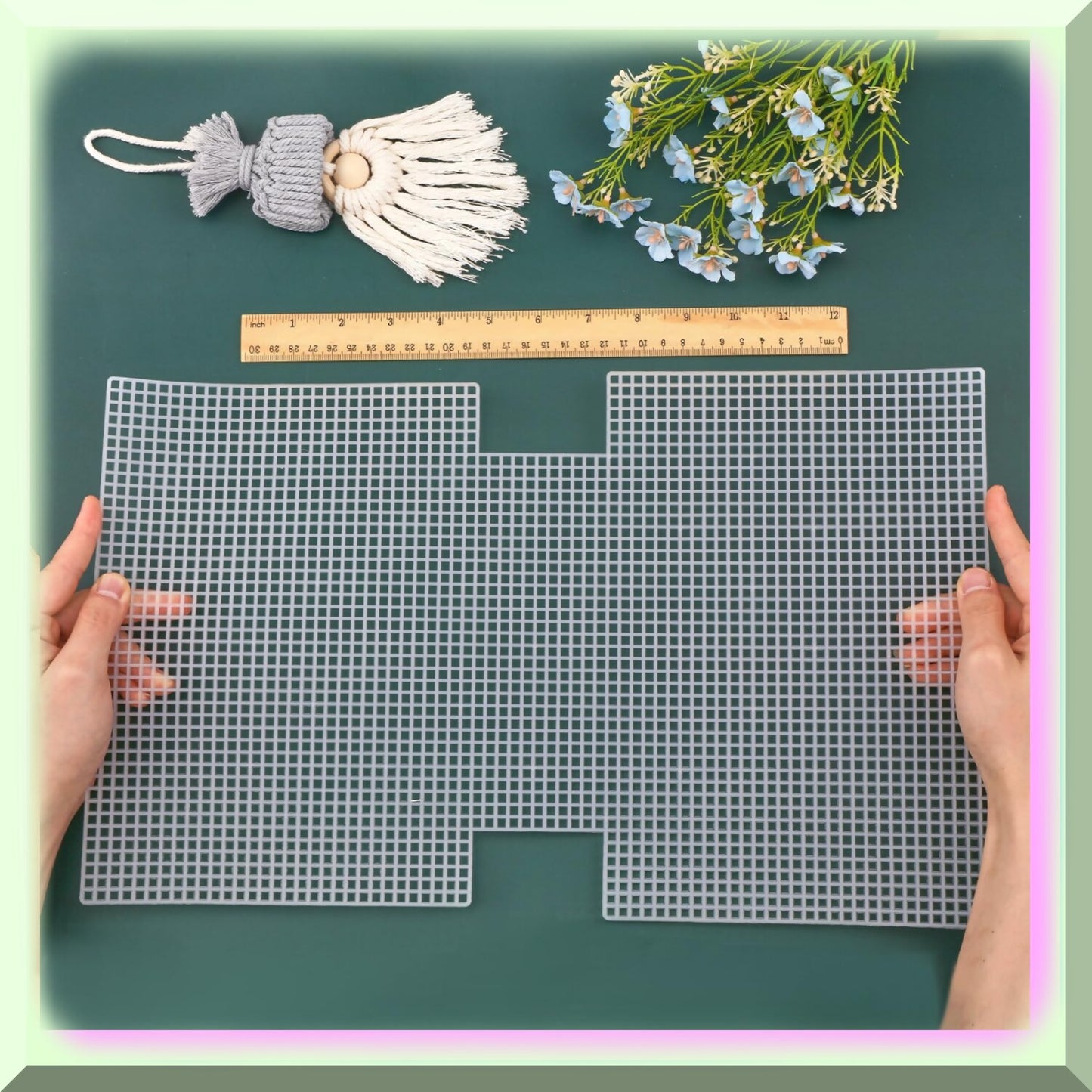 Plastic Canvas Sheets for Bag Making and Craft Projects