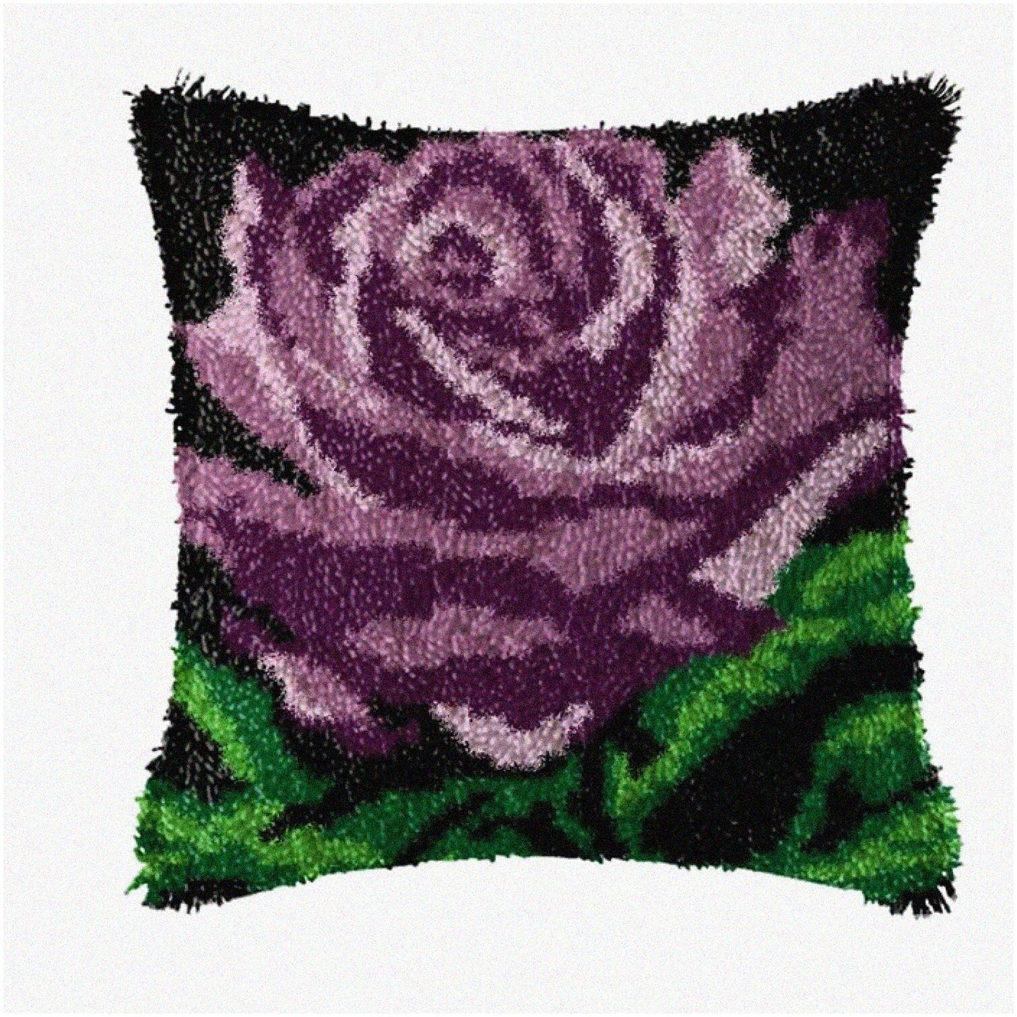 Lavender Dreams DIY Latch Hook Kit for Home Decor