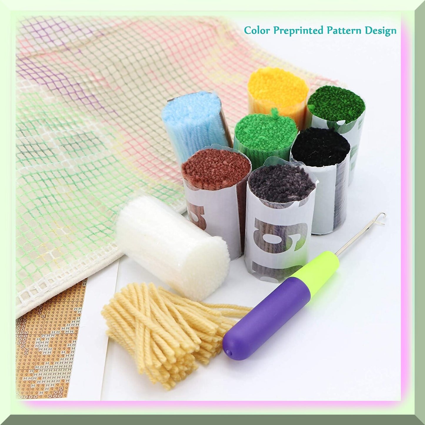 DIY Deer Haven Pillow and Rug Kit for Adults