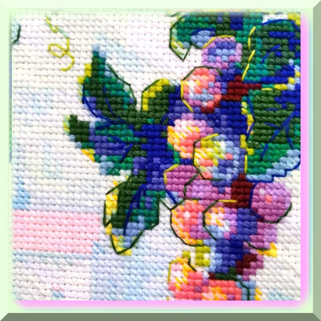 Grapevine Cross Stitch Kit for Creative Embroidery