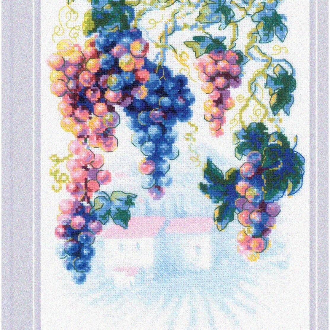 Grapevine Cross Stitch Kit for Creative Embroidery