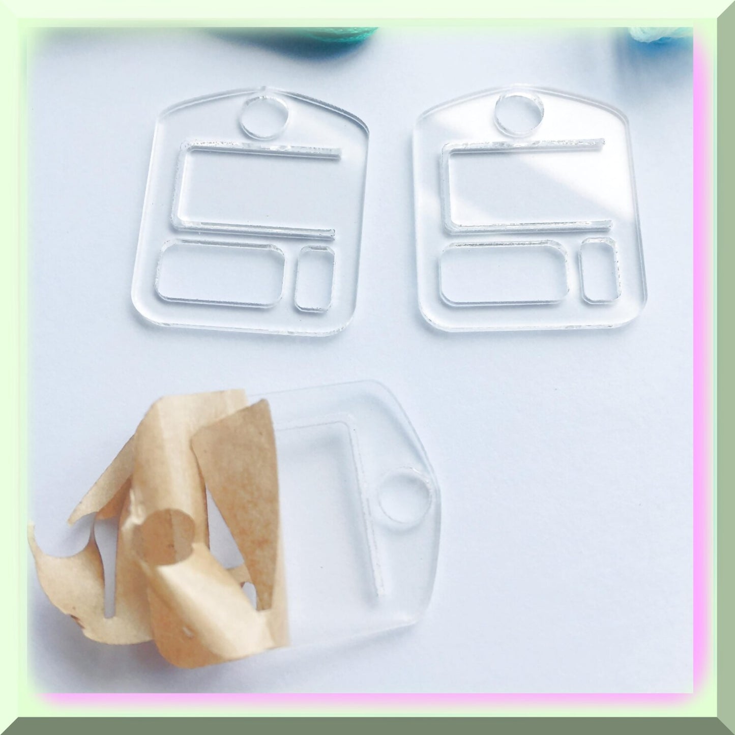 Crystal Clear Floss Gems for Thread Organization