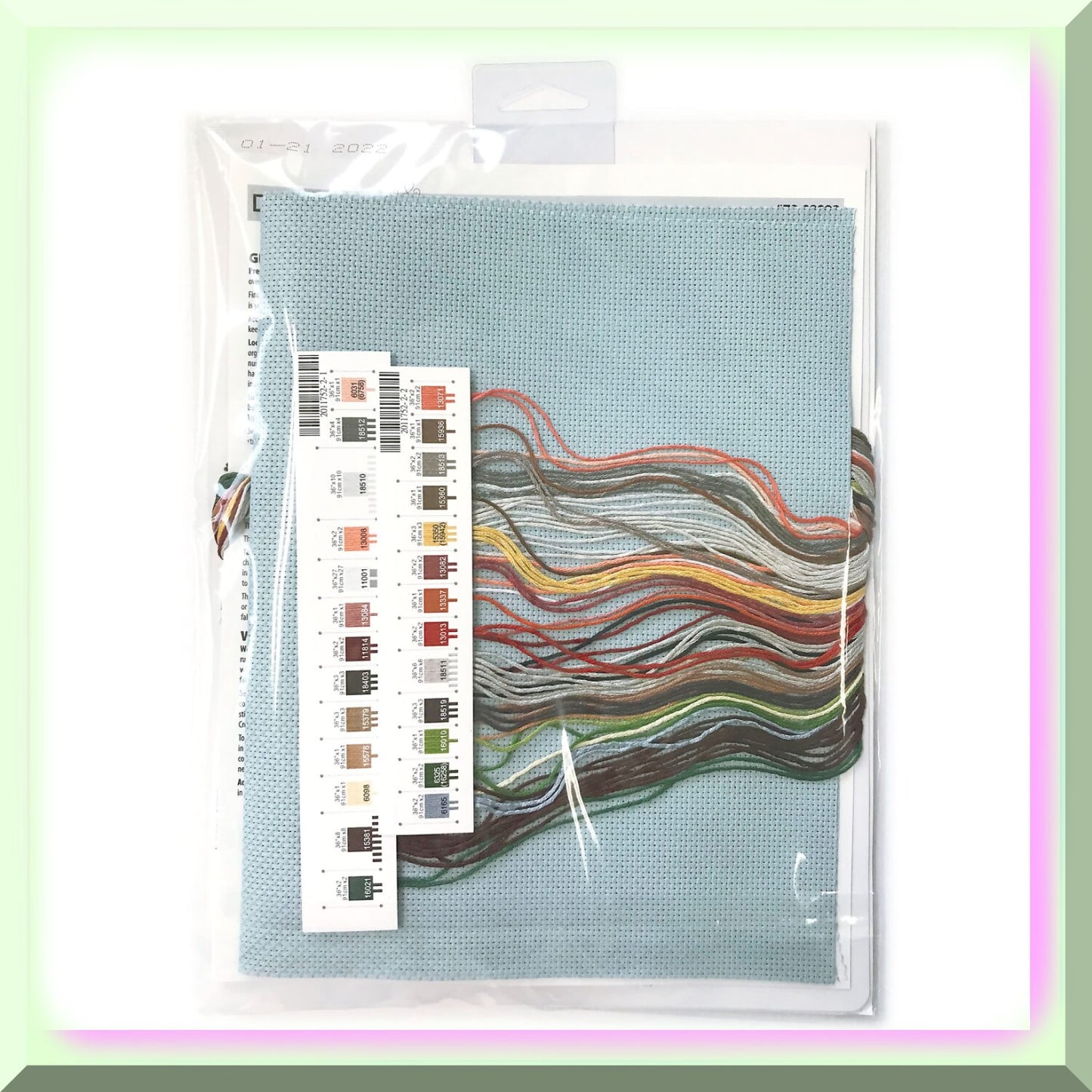 Winter Farm Cross Stitch Kit for Countryside Scene