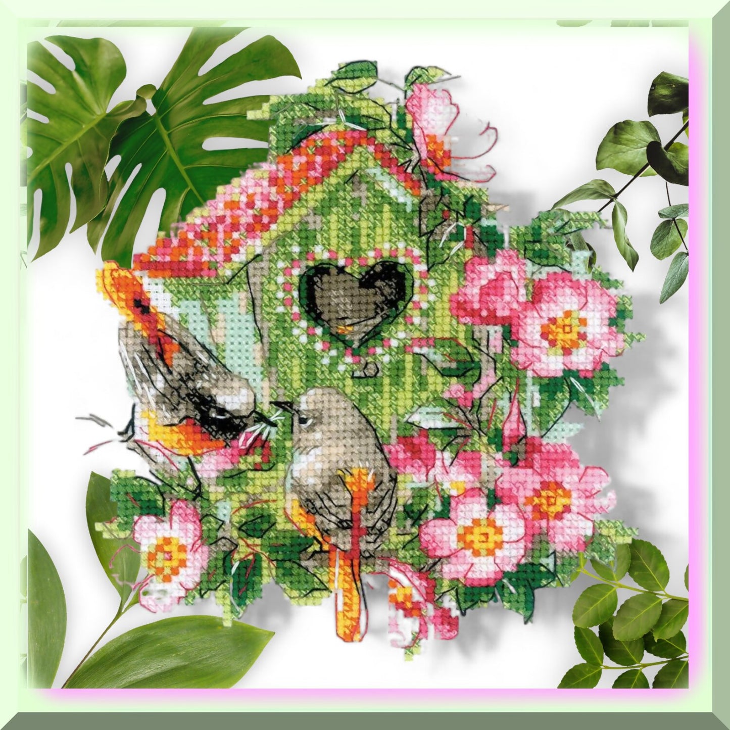 Counted Cross Stitch Kit for Creating Happy Memories