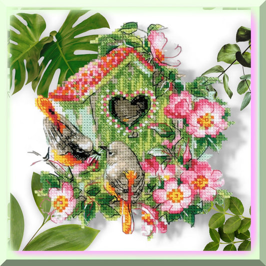 Counted Cross Stitch Kit for Creating Happy Memories