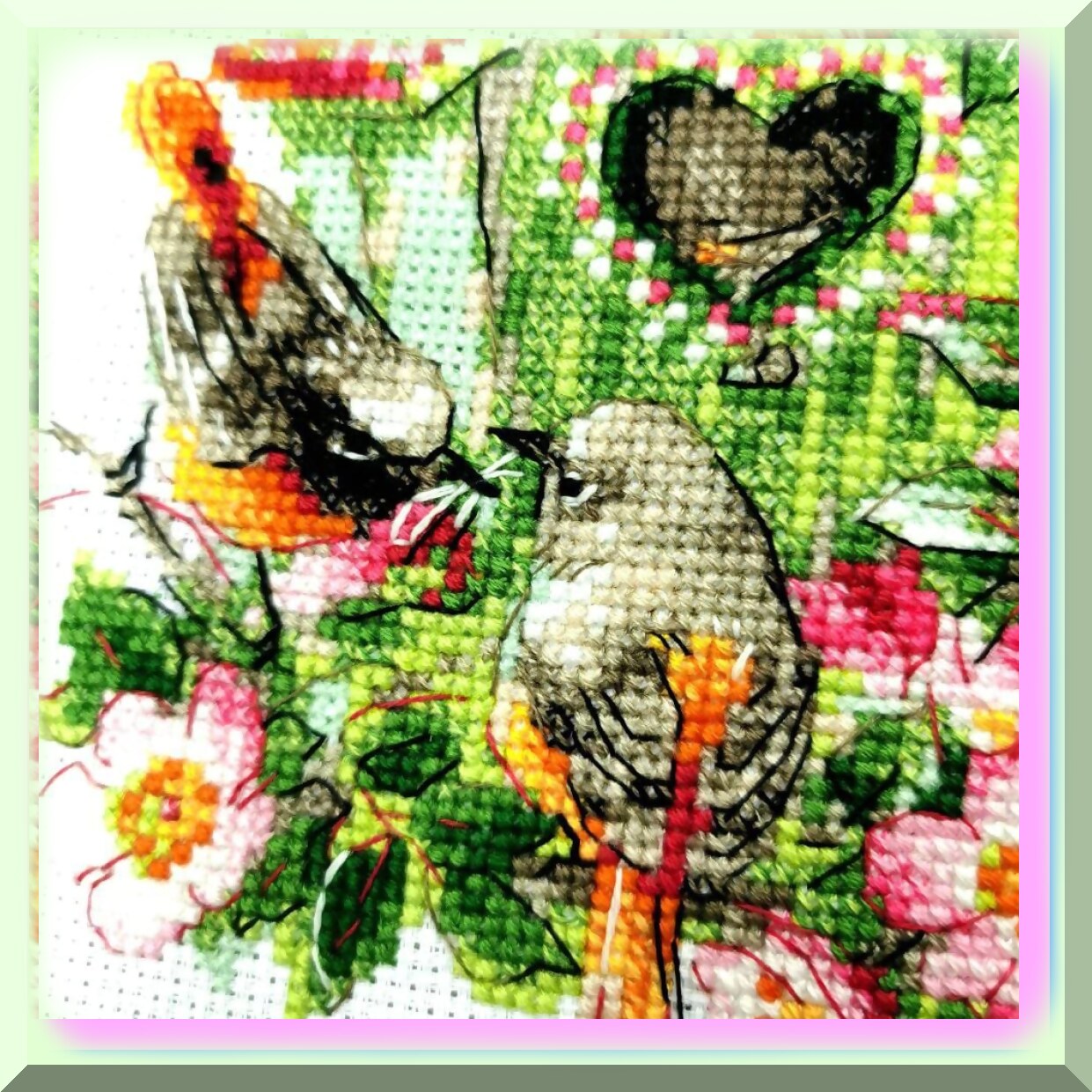 Counted Cross Stitch Kit for Creating Happy Memories