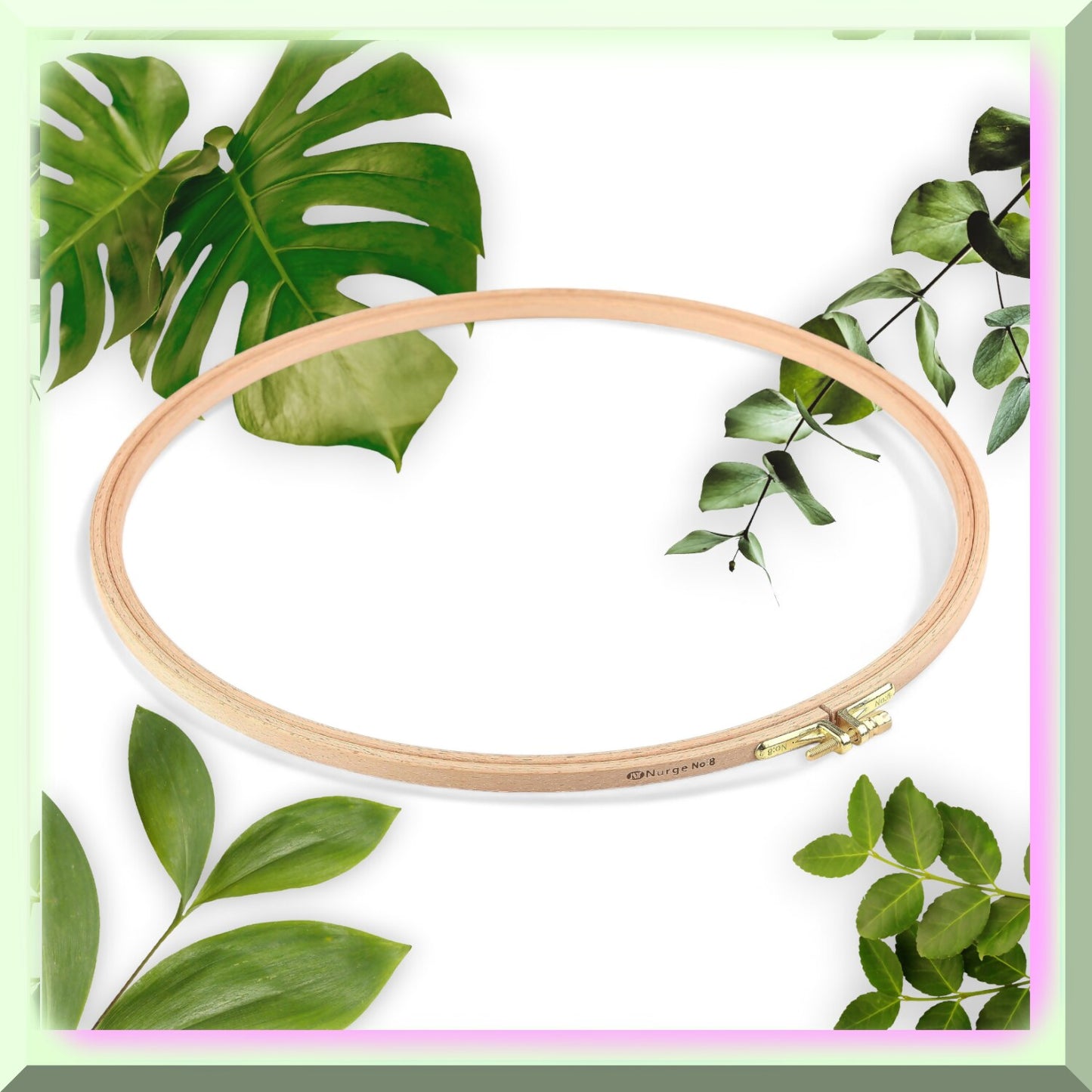 Premium Wooden Embroidery Hoop 8mm 310mm for Cross-Stitch and Needlework