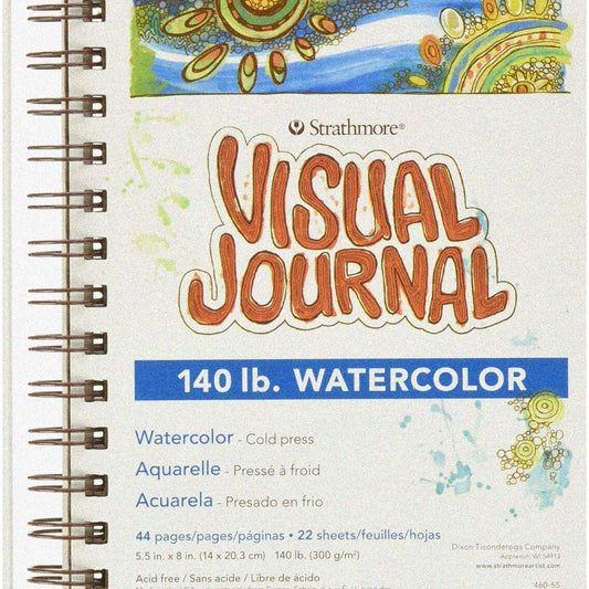 Watercolor Journal 5.5"x8" 22 Sheets