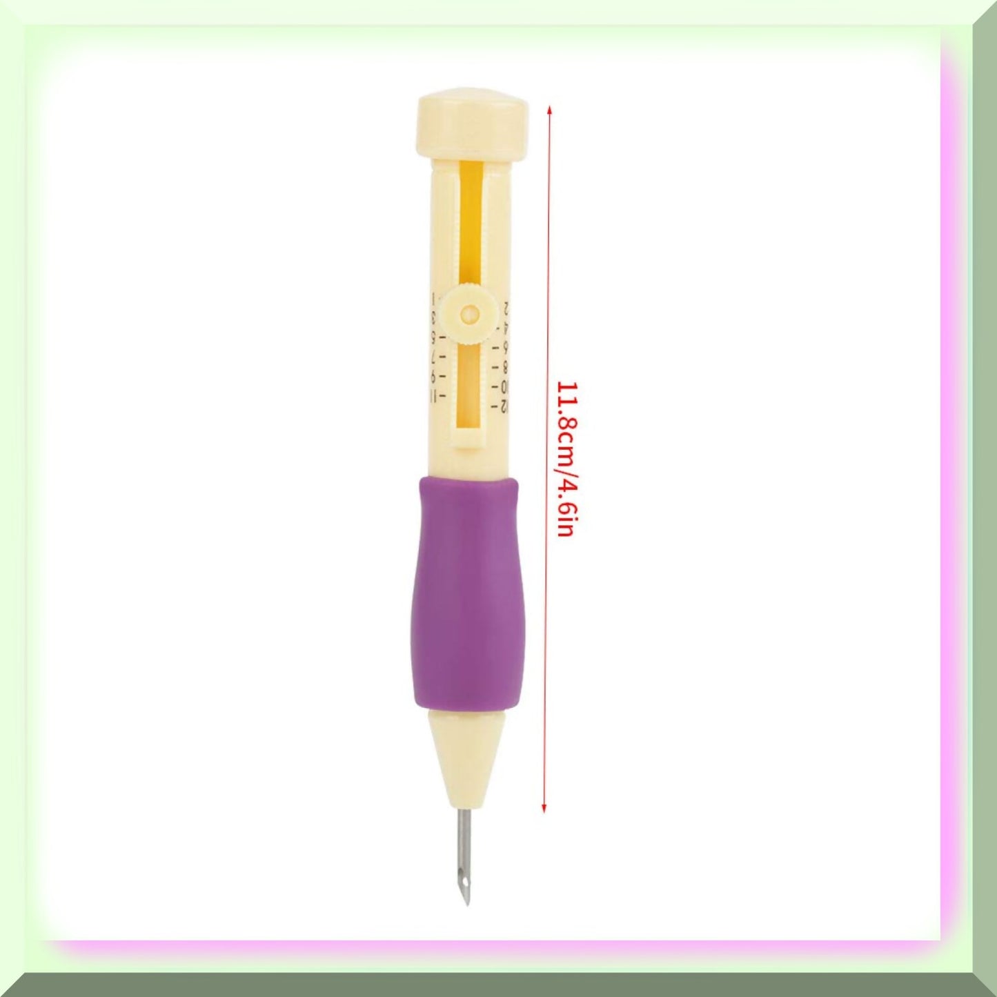 DIY Embroidery Kit with Multifunction Needles and Gradient Pen