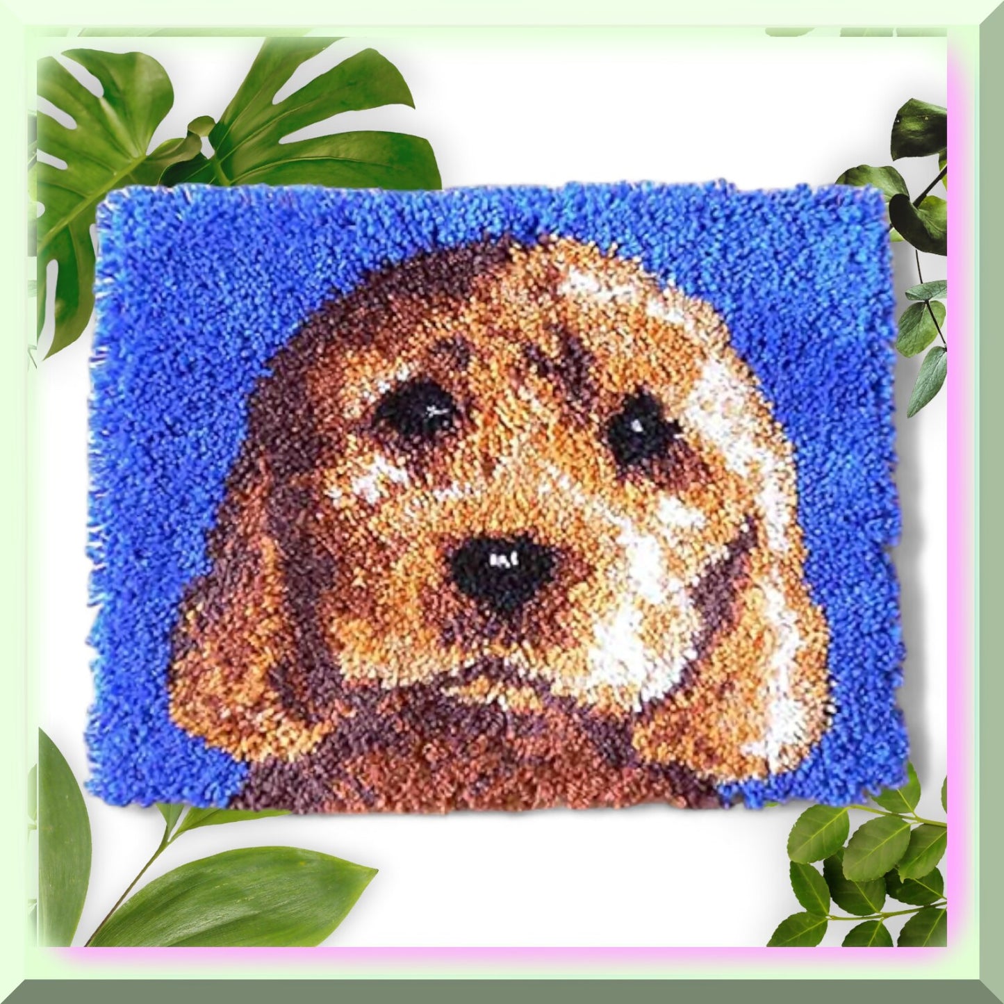 DIY Pouch Latch Hook Kit for Home Decor and Gifts