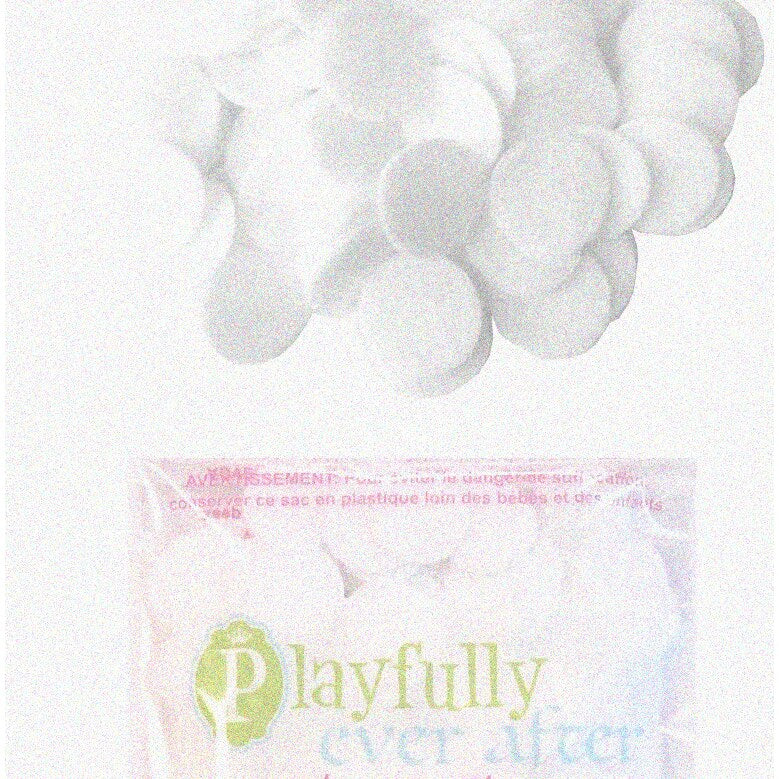 FeltFlair 1-Inch Snowy Circles 100 Pack