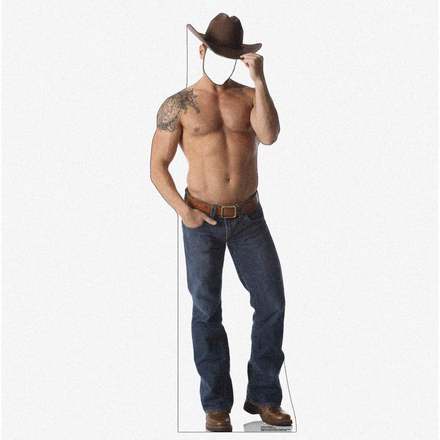 Wild West Hero Life Size Standup 25x72 Inches