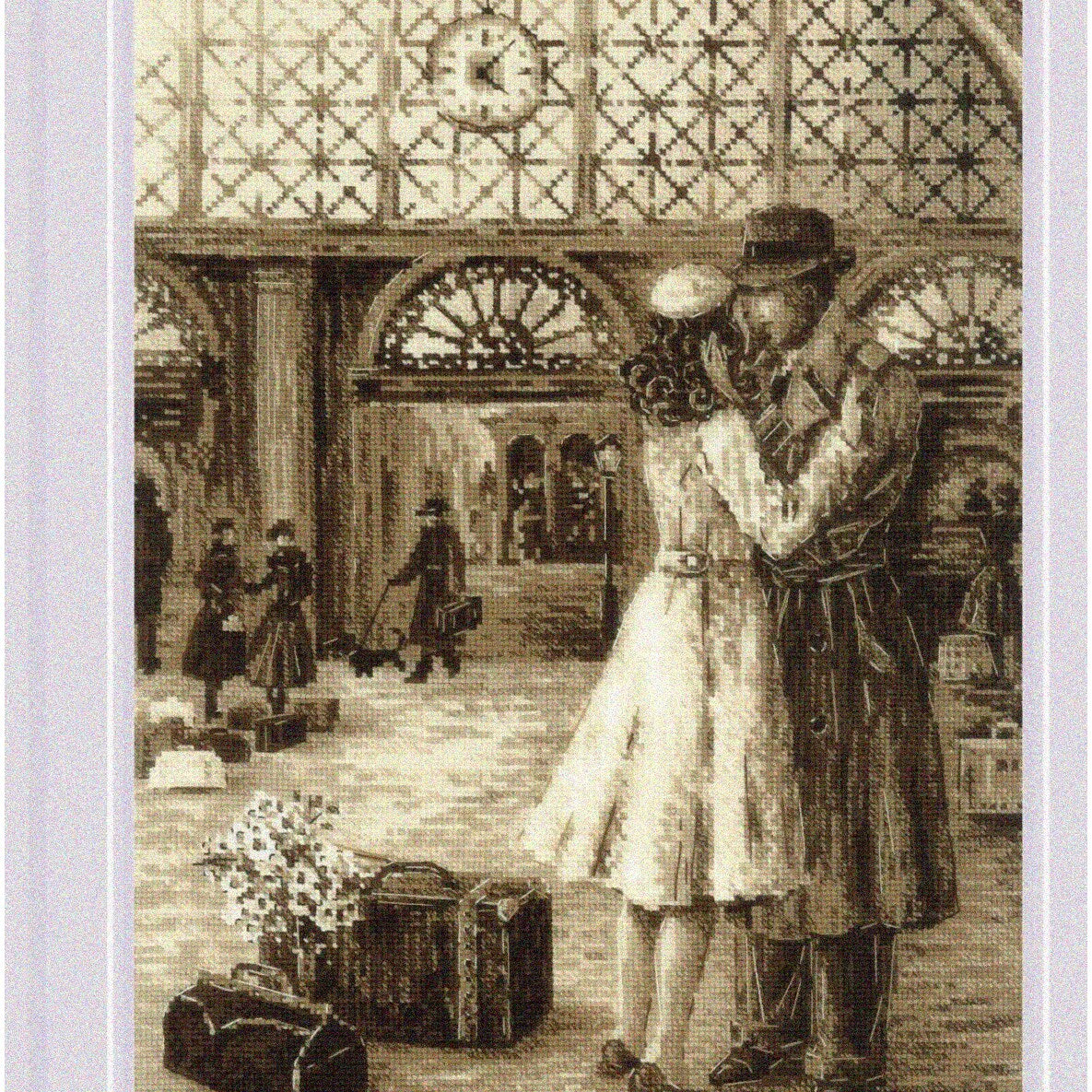 Vintage Memories Cross Stitch Kit for Creative Embroidery