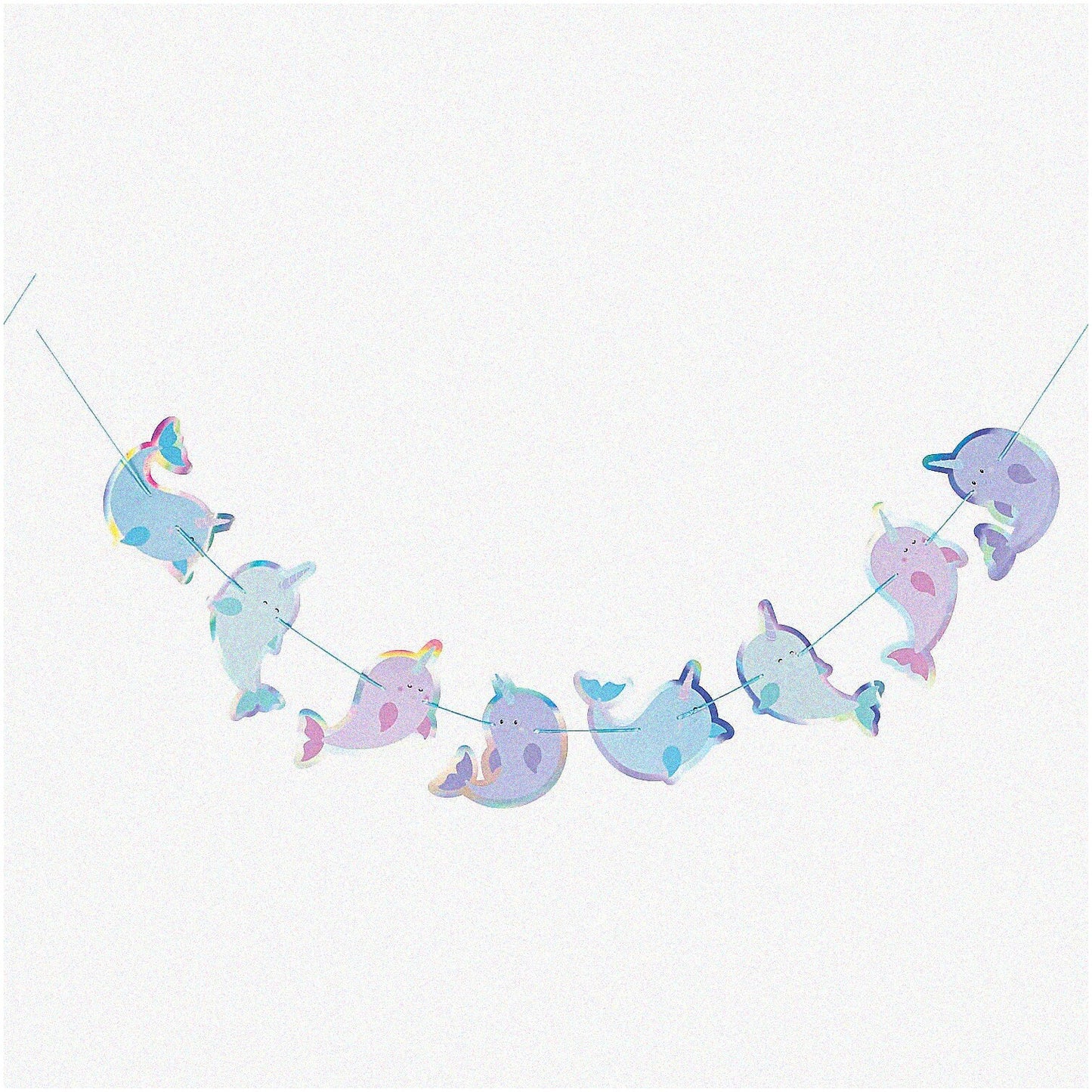Narwhal Celebration Banner Underwater Party Decor