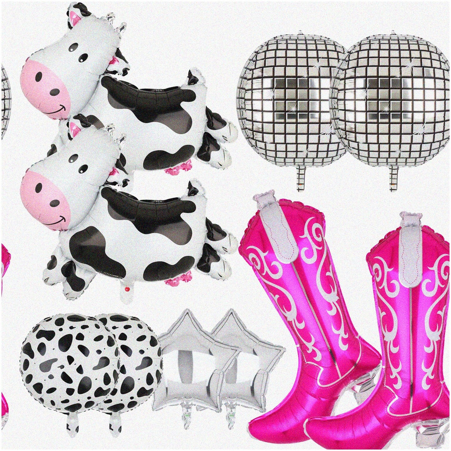 Cowgirl Fiesta Party Pack with Balloons 10 Pcs