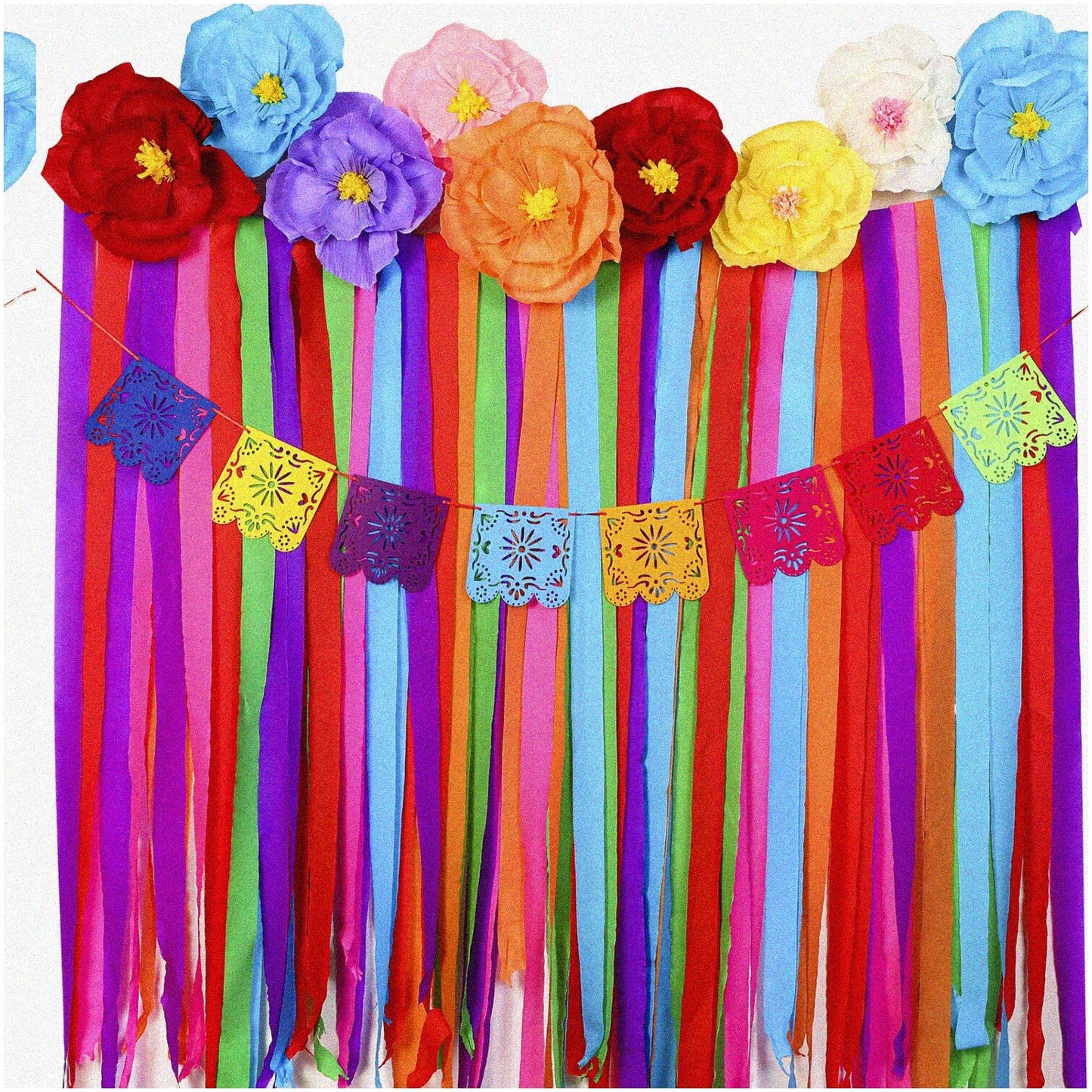 Pastel Rainbow Birthday Decor Set 20 Pieces