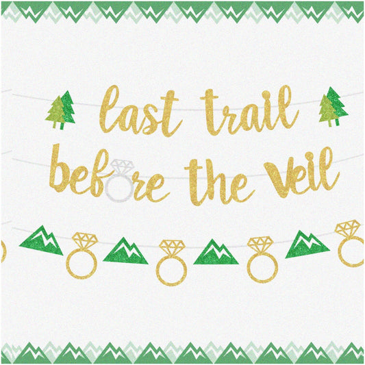 16-Piece Mexican Paper Flowers and Banner Set