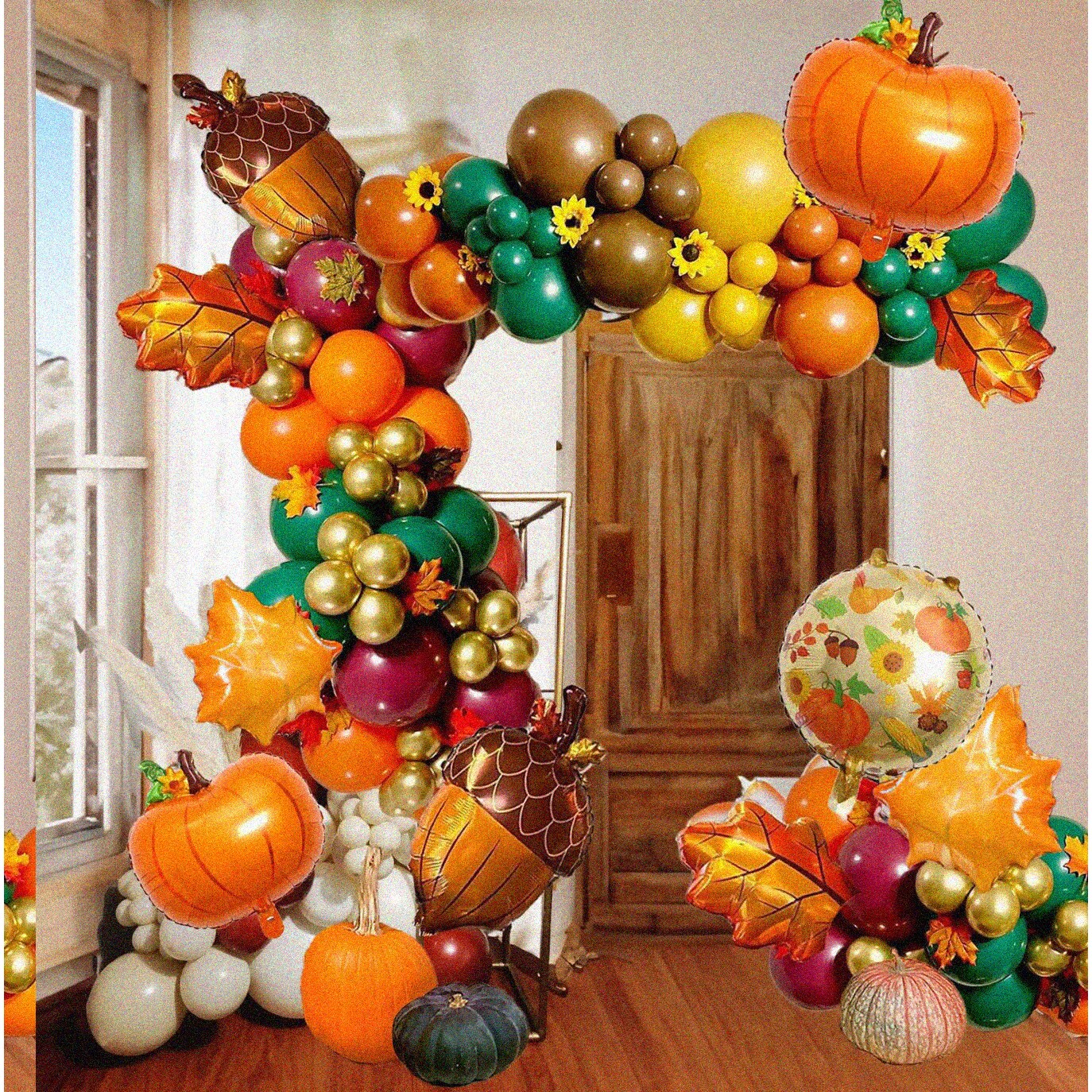 Valentine's Balloon Garland Kit 120Pcs Red Gold